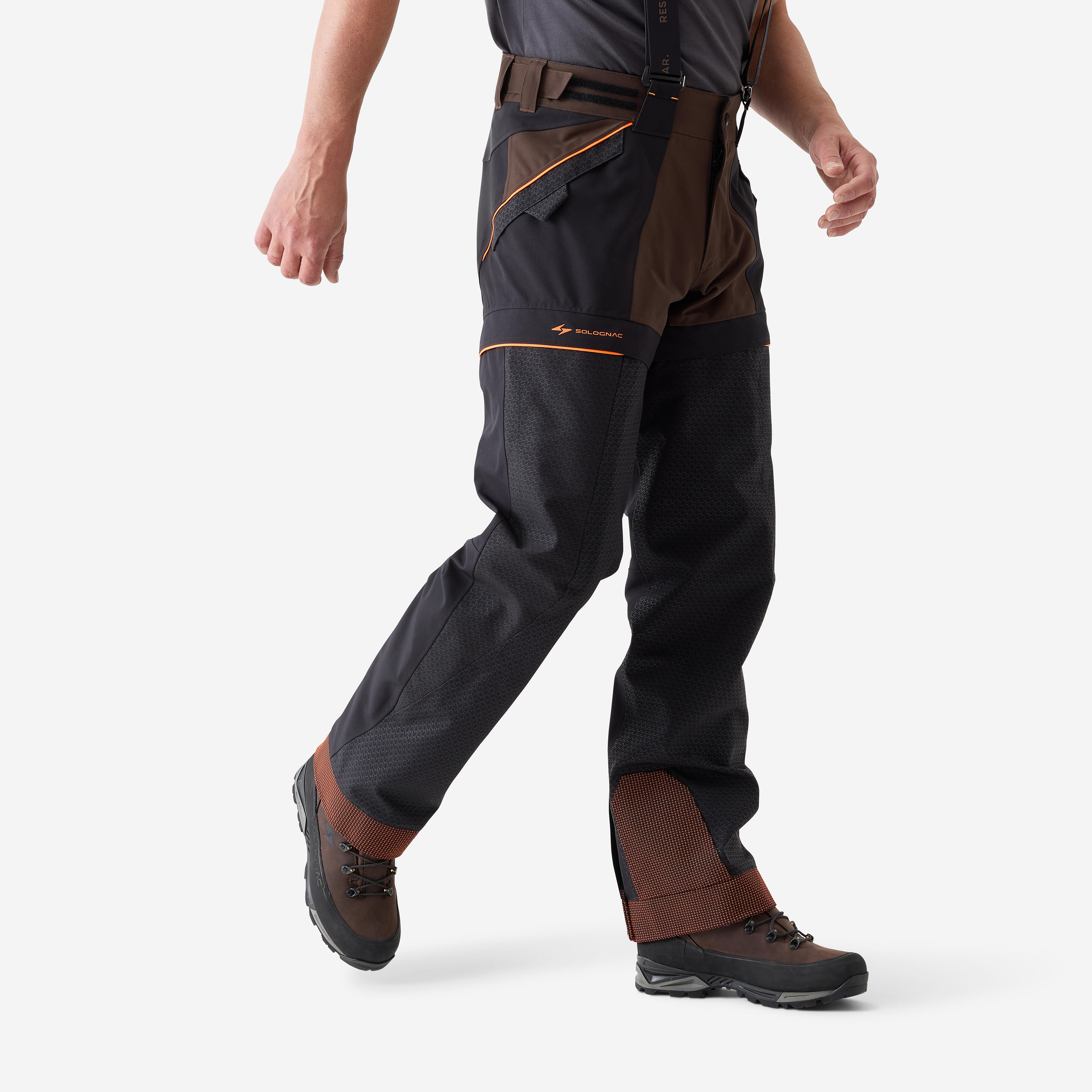 Jagdhose Supertrack 1200 extrem strapazierfähig anpassbar schwarz