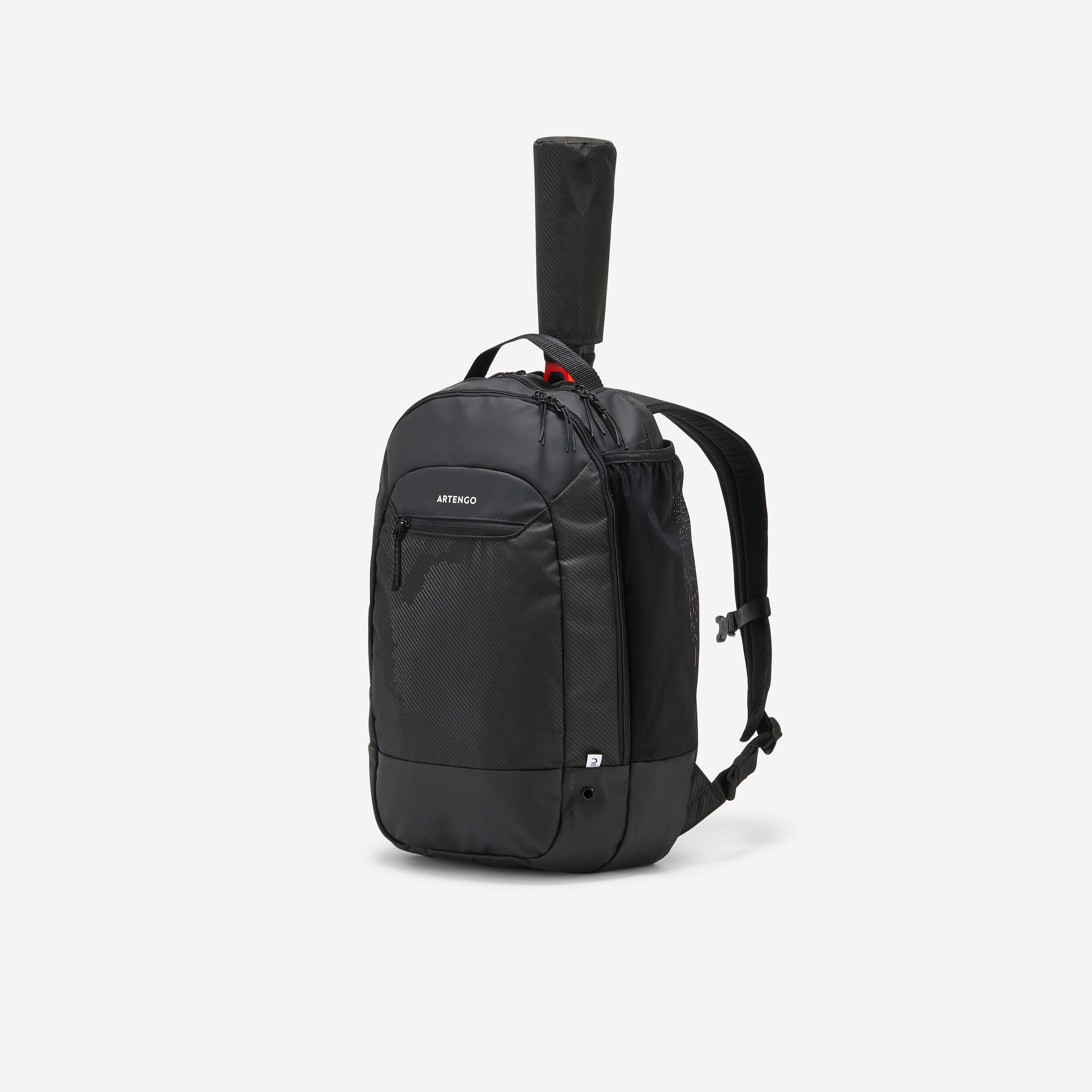 Tennisrucksack - M Team 24 L schwarz/grau