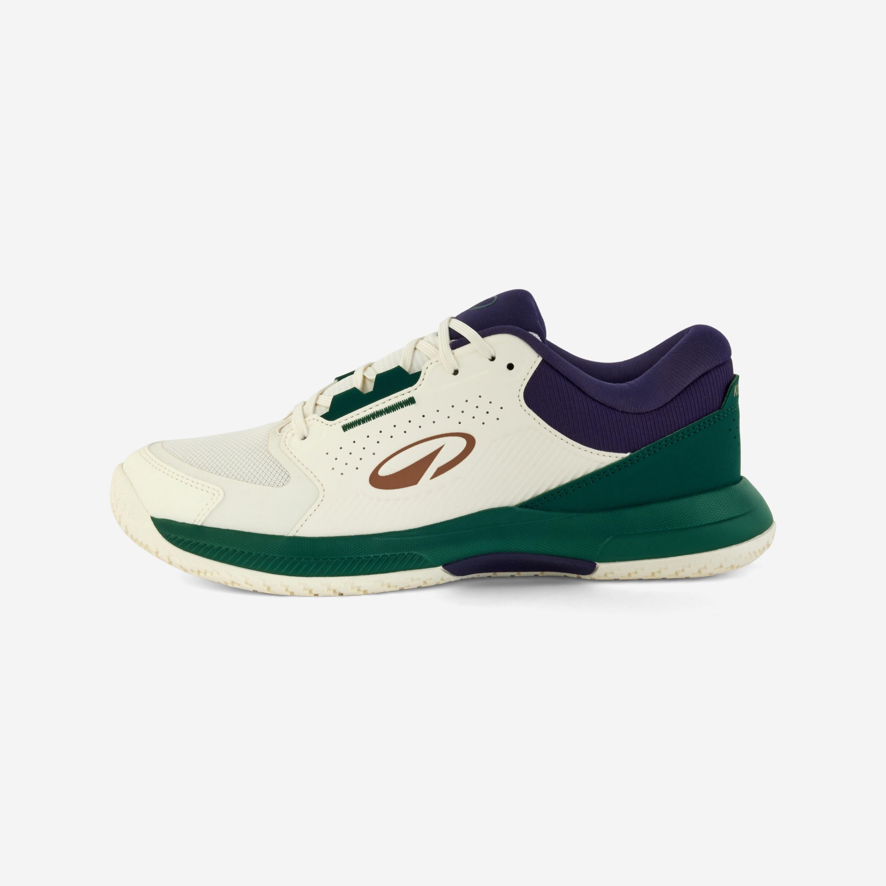 Damen/Herren Tennisschuhe Multicourt - Comfort weiß/grün