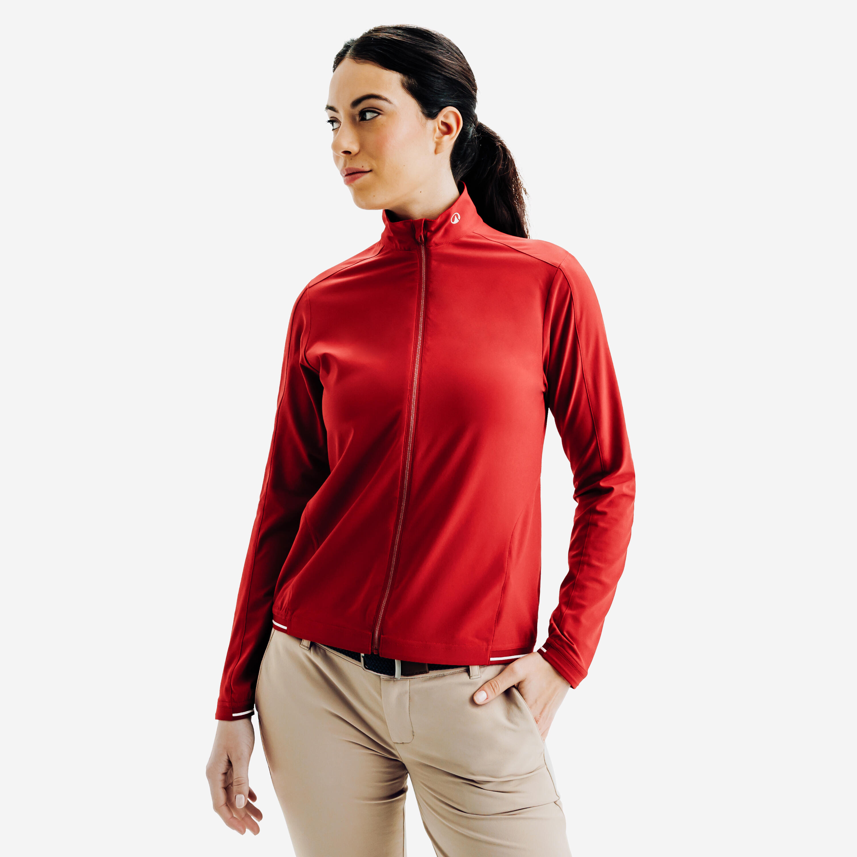 Damen Windbreaker - RW500 wasserabweisend rot