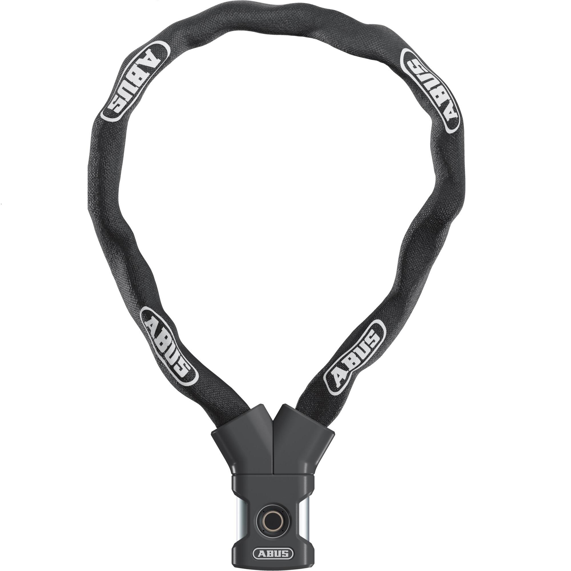 Fahrradschloss Kettenschloss mit Fingerprint ABUS YARDO 7807F/110 schwarz