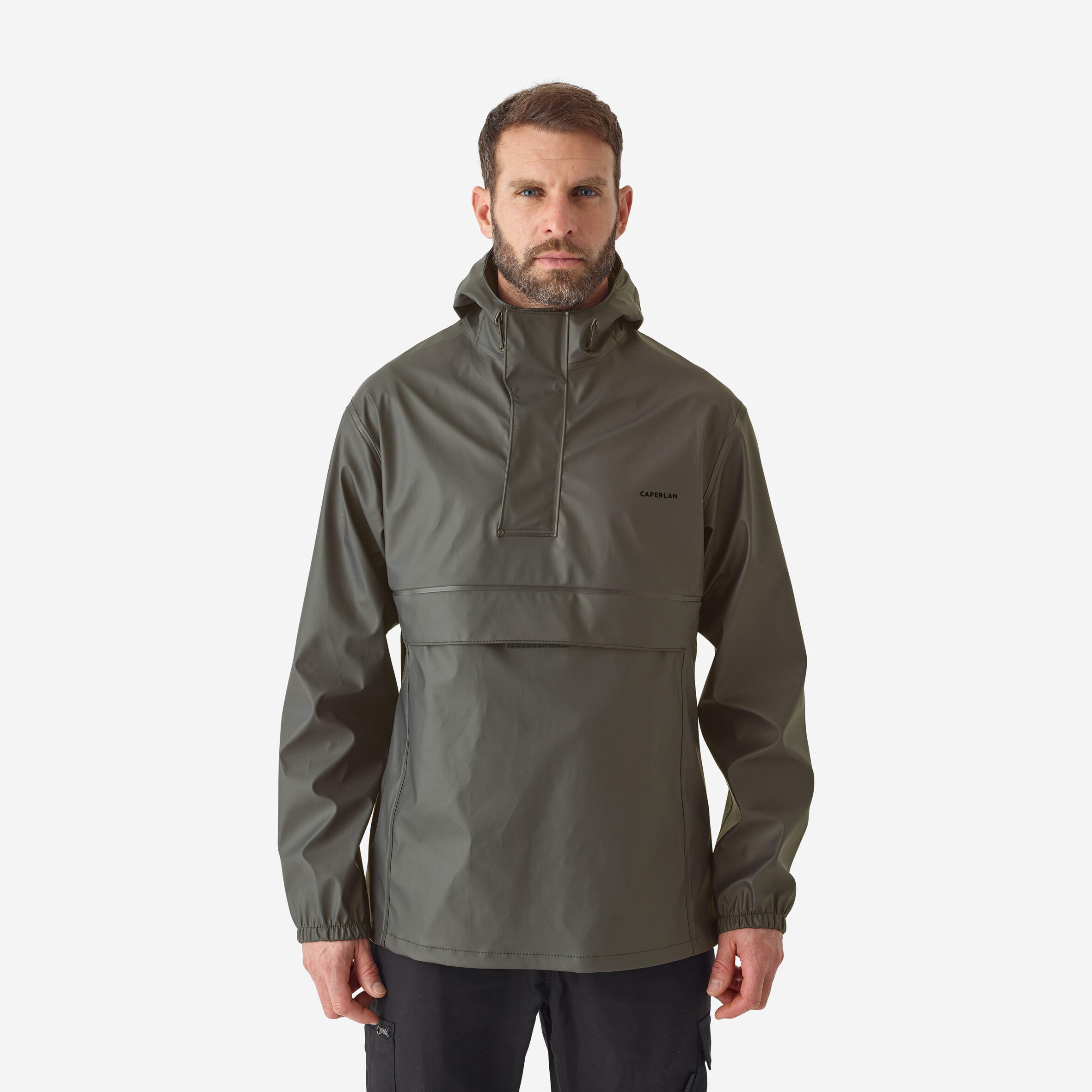 Poncho / Angeljacke FP 500 wasserdicht khaki