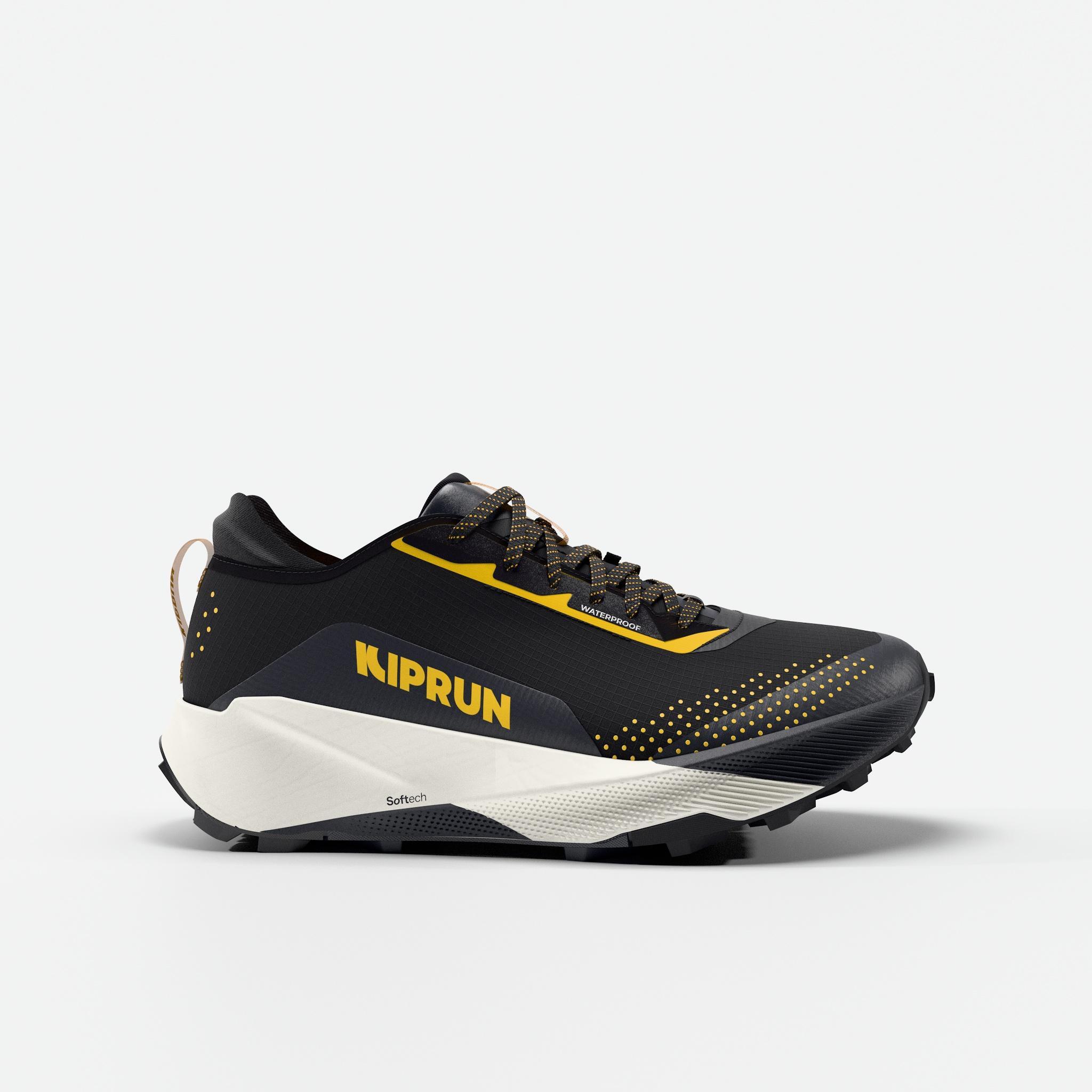 Trailrunningschuhe Herren wasserdicht - Kipsummit schwarz/orange