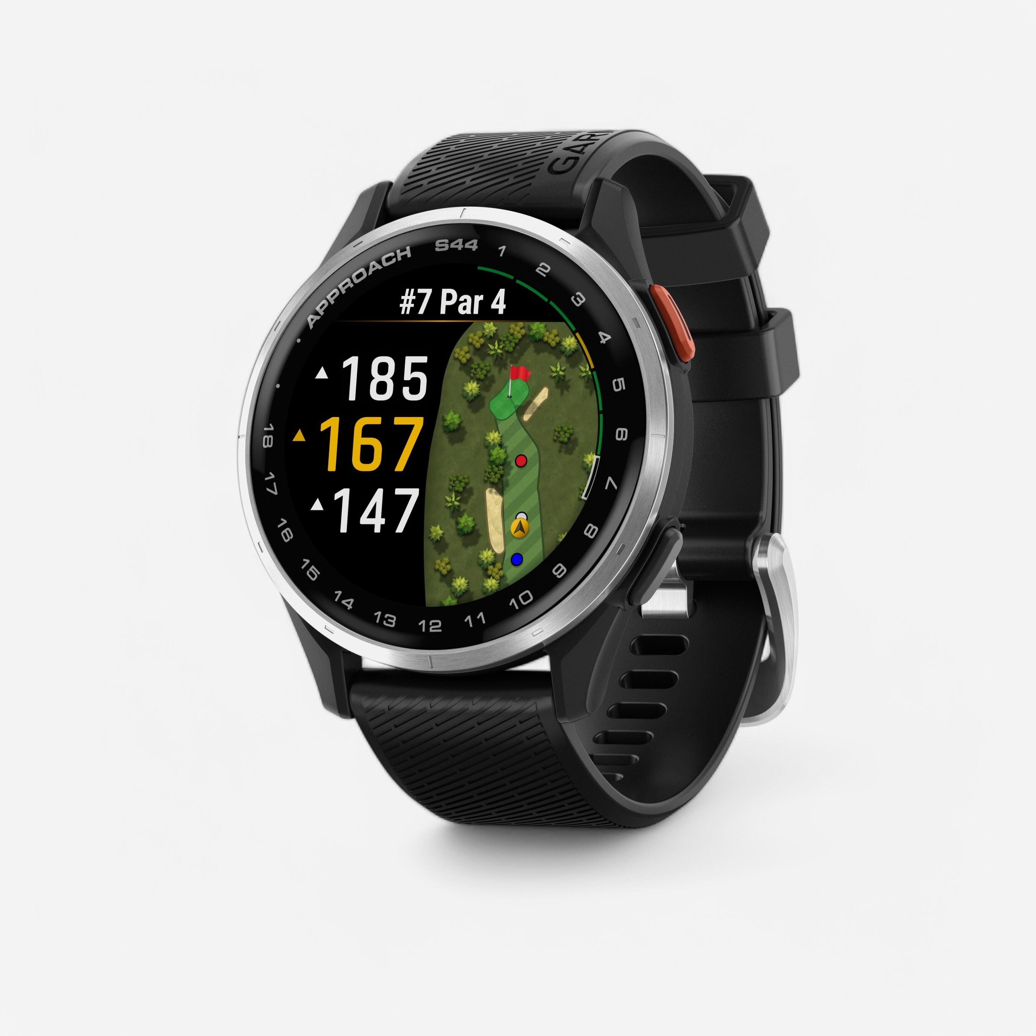 Golf GPS-Uhr Garmin S44 - schwarz/silber