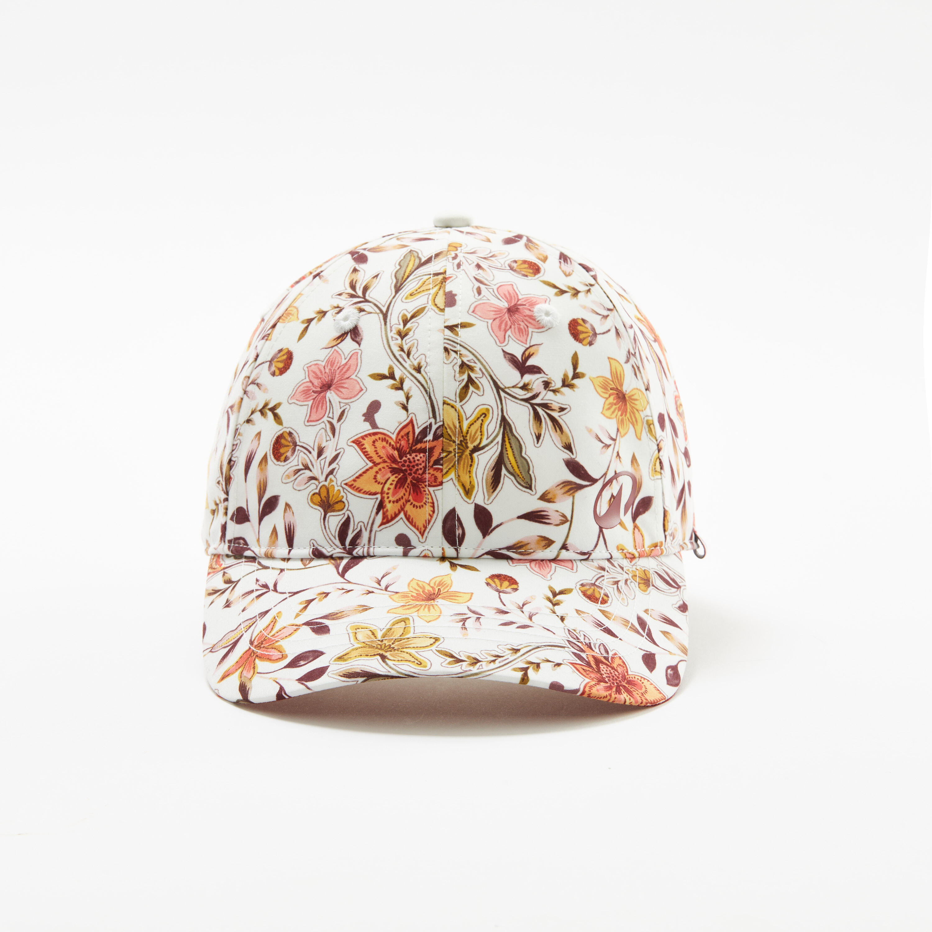 Schirmmütze Tennis-Cap TC 500 Gr. 56 beige mit Blumen