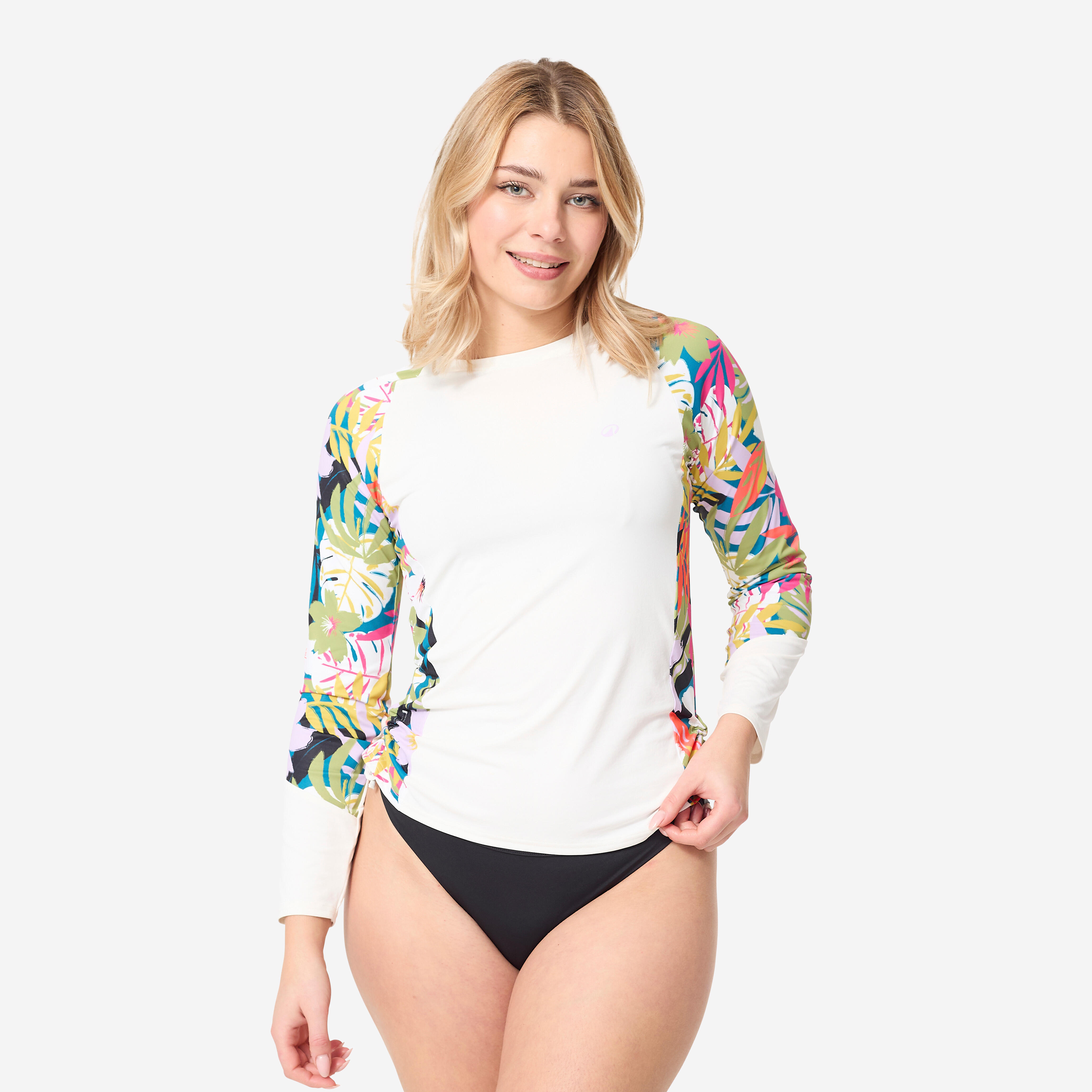 UV-Shirt langarm Damen Kanika weiß