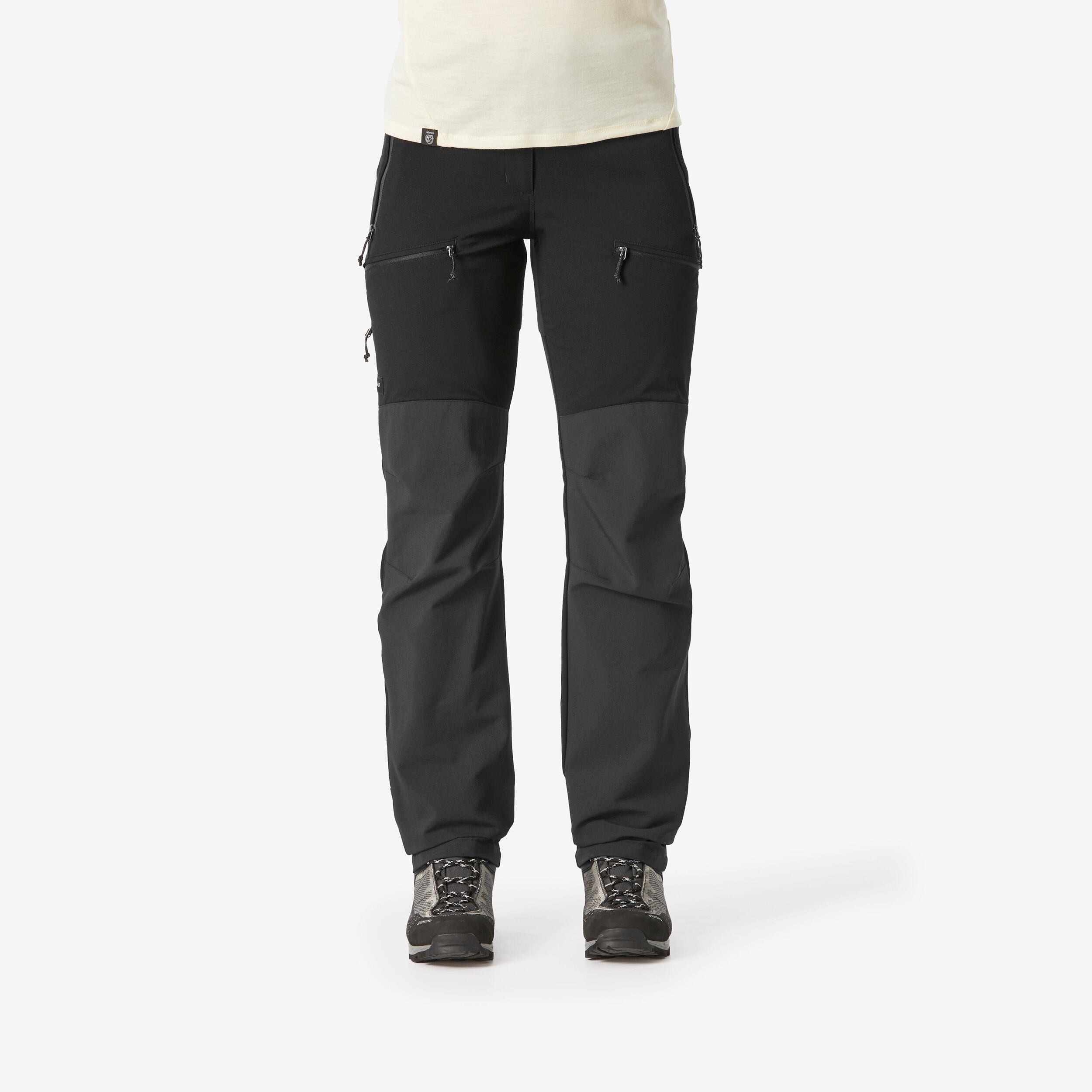 Trekkinghose Damen - Wilder grau
