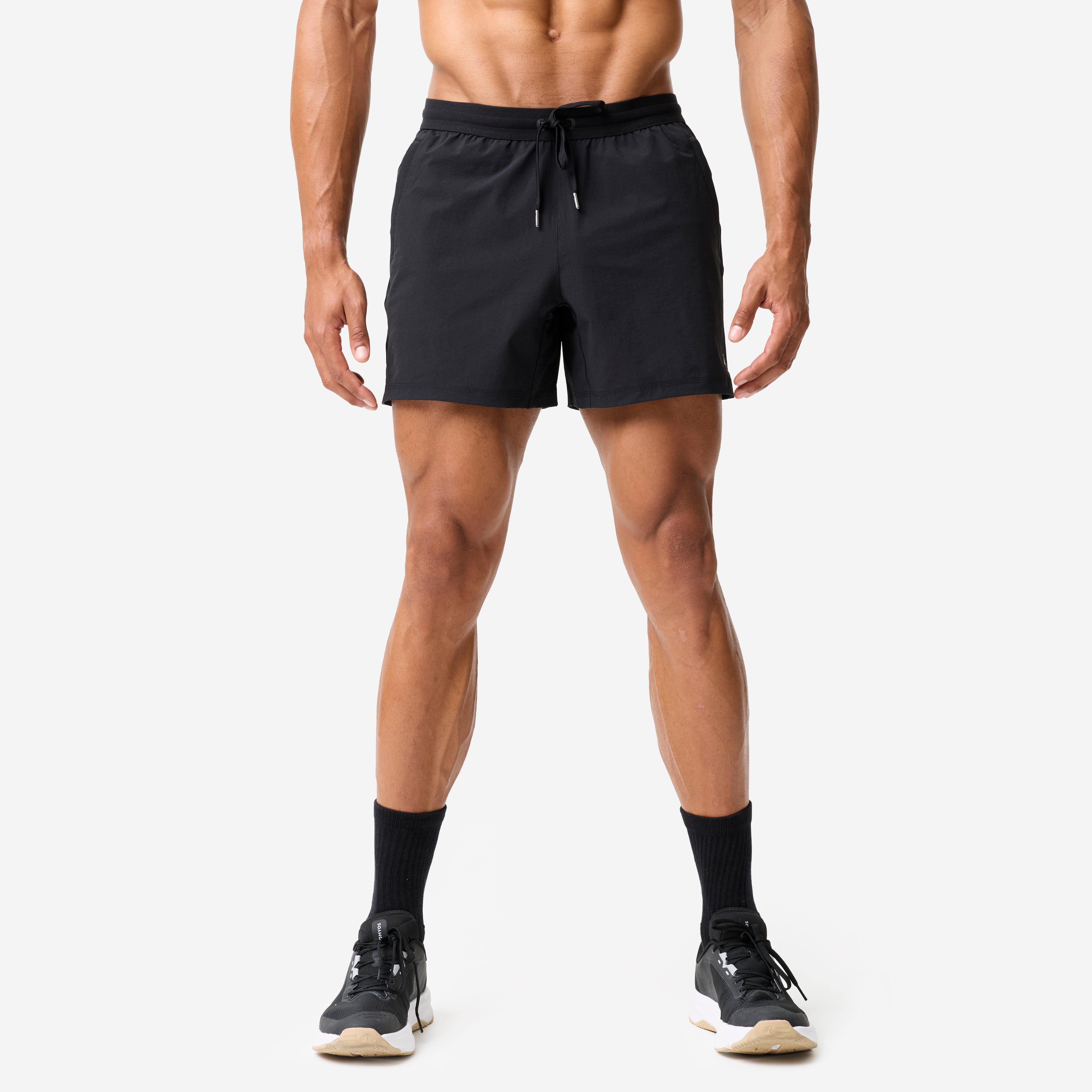 Shorts Bodybuilding leicht – schwarz