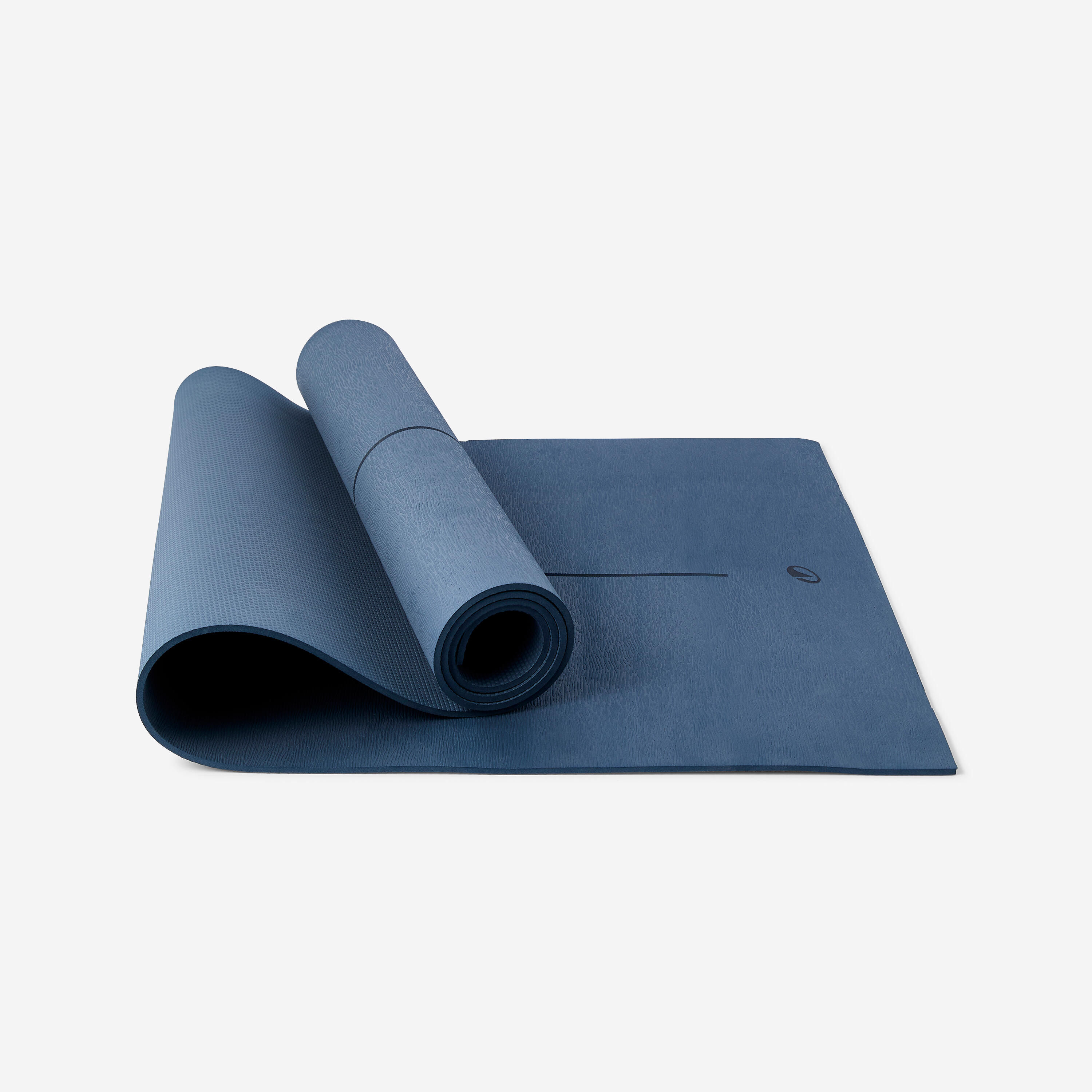 Yogamatte für Einsteiger Rutschfestigkeit und Komfort 5 mm – dunkelblau