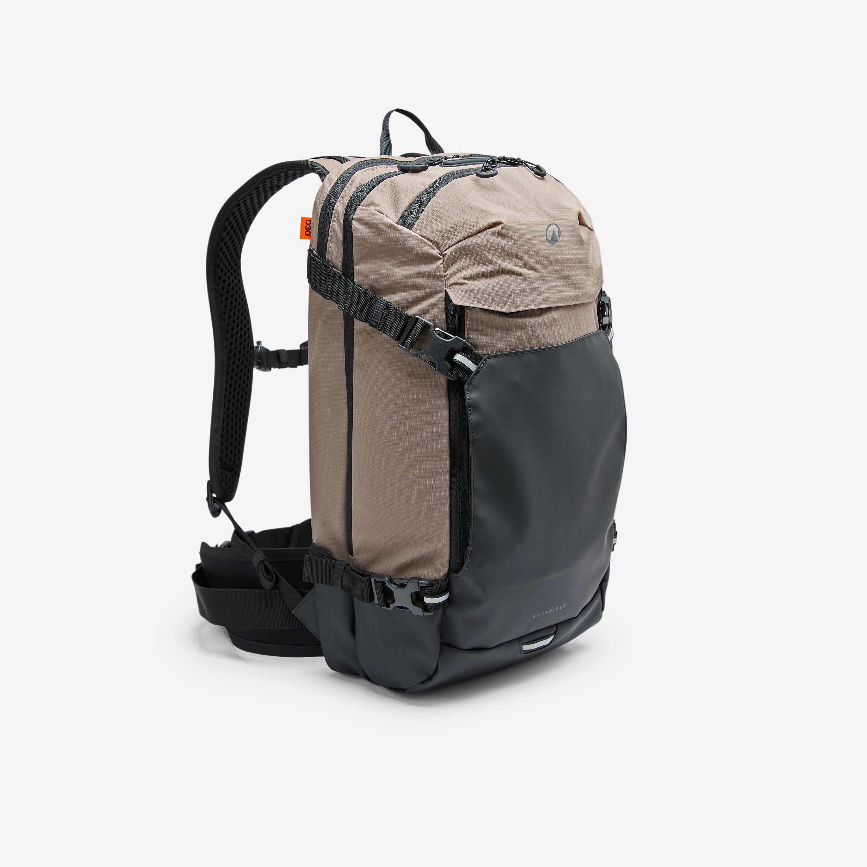 Rucksack MTB 21 L mit D3O-Protektor - Defense braun/schwarz