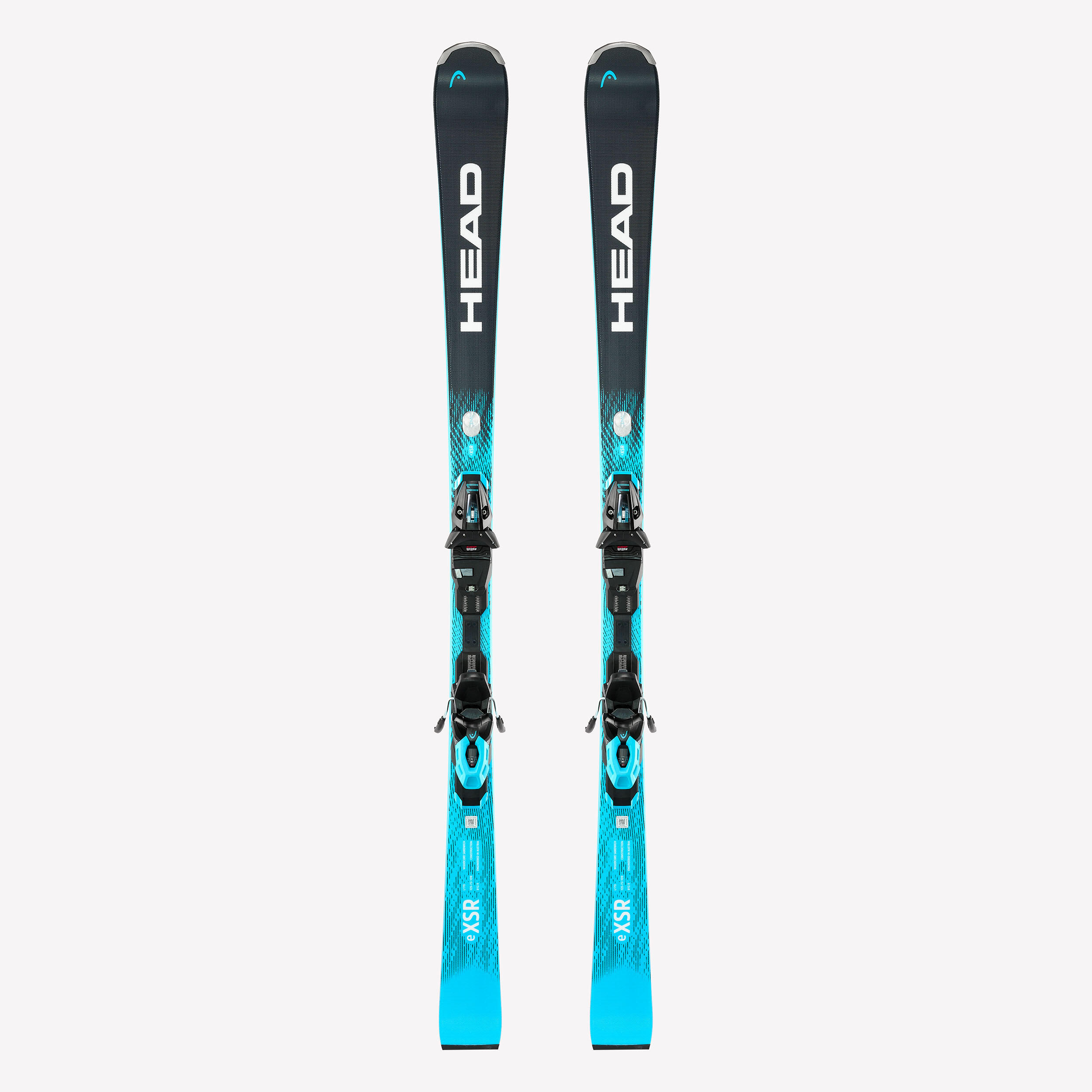 Ski Herren mit Bindung Performance Piste - WC Rebels E.XSR Head blau/schwarz