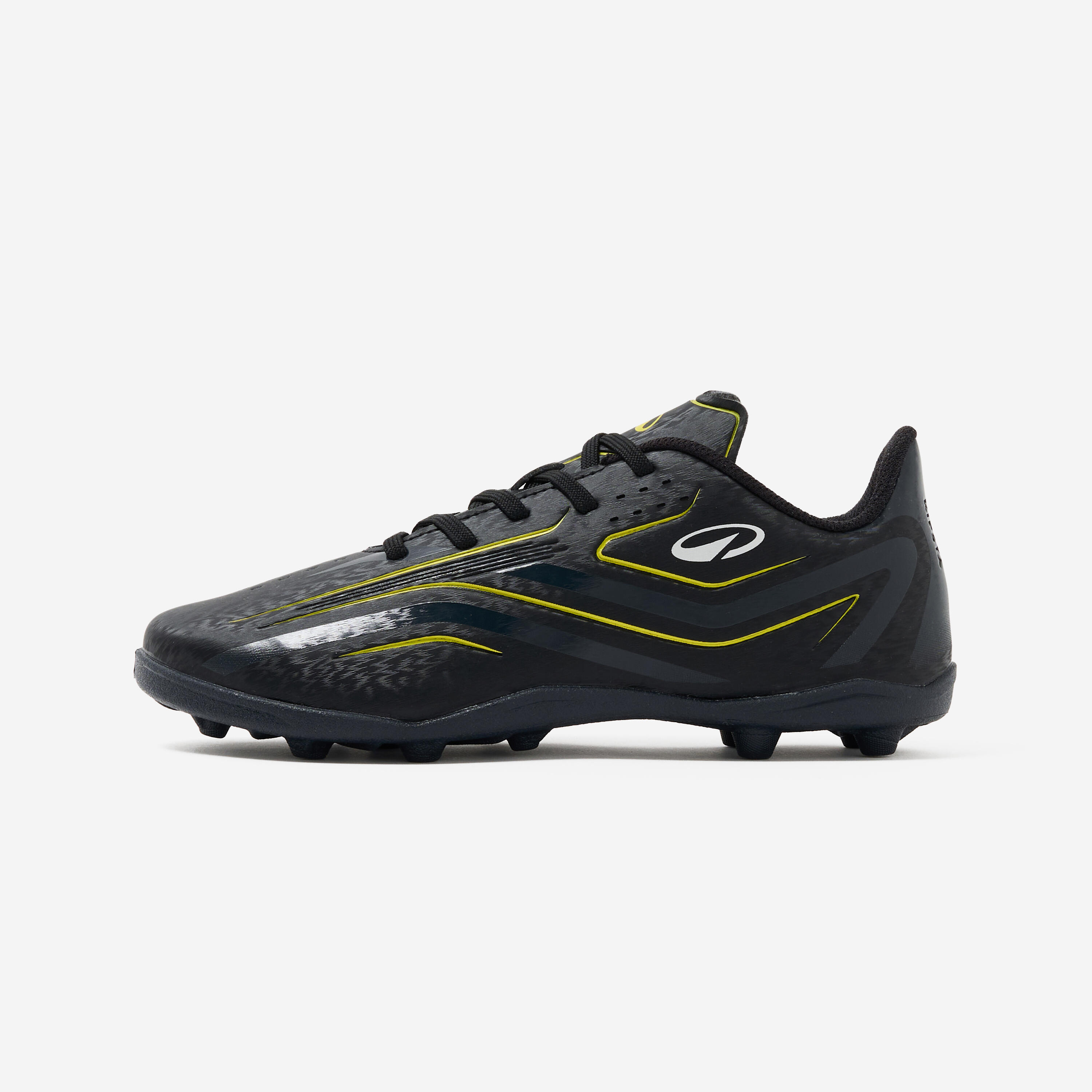 Kinder Fußball Nockenschuhe Schnürung MG - 160 schwarz