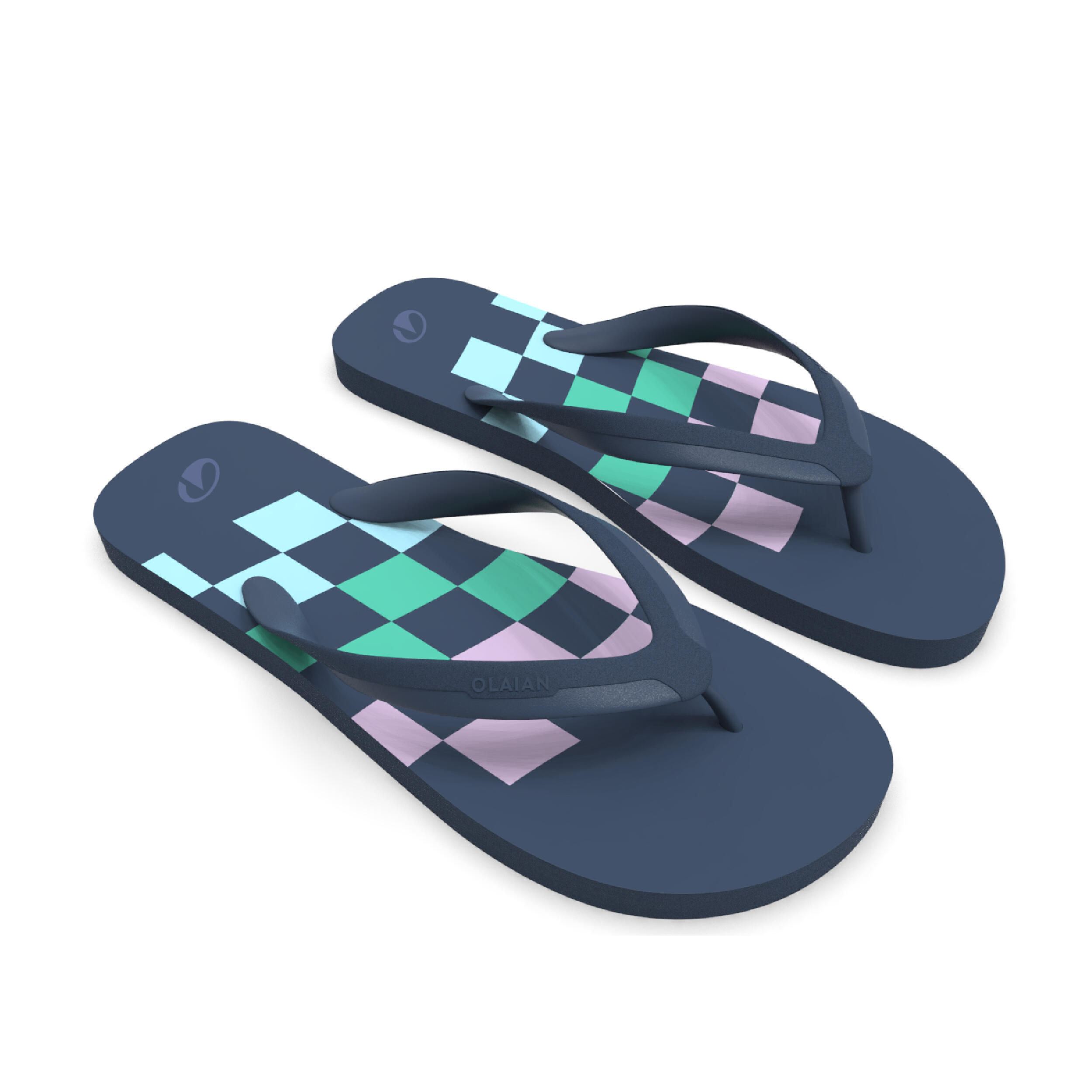Zehensandalen Herren 120 Wavy blau