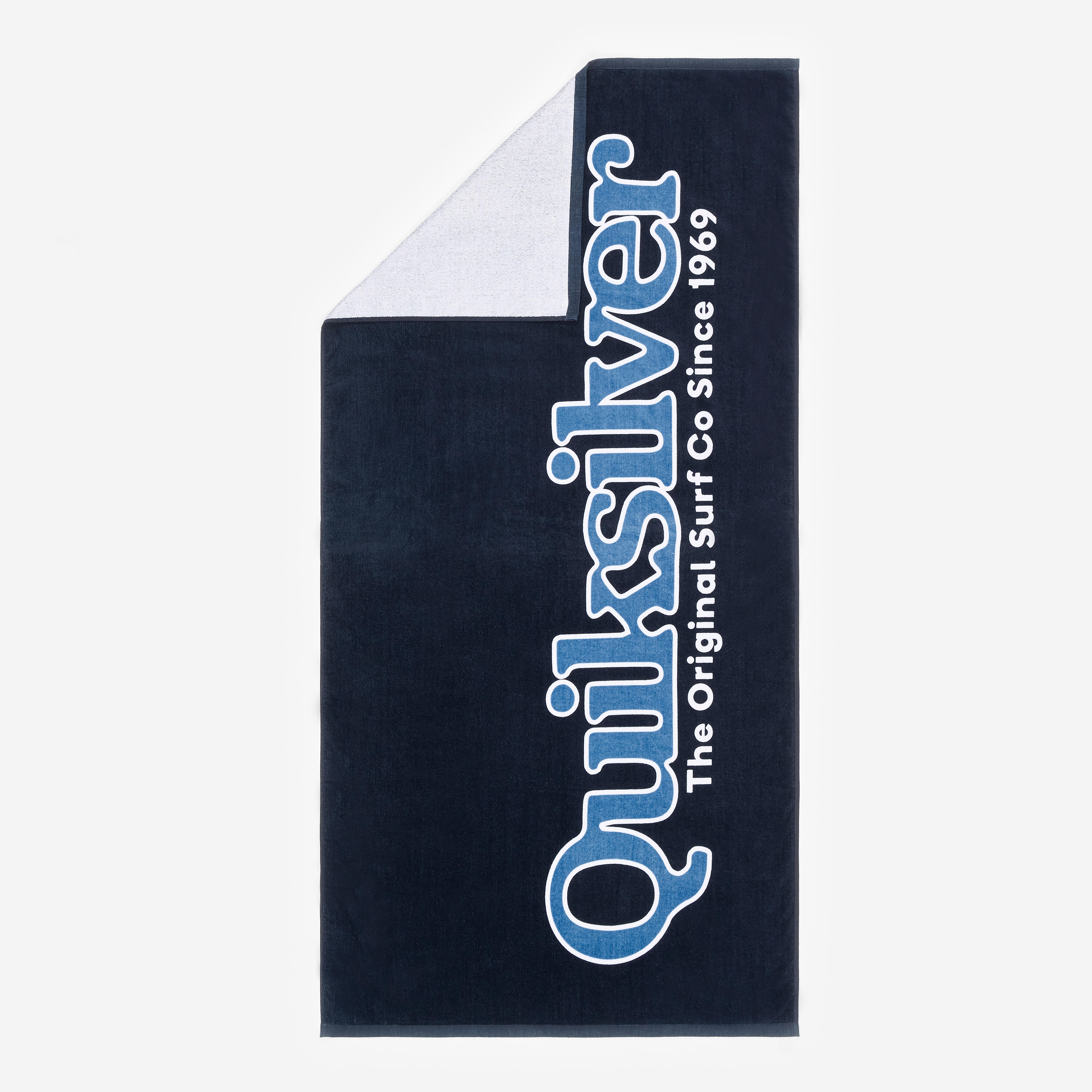 Handtuch Strandhandtuch Doubleface Baumwolle Quiksilver 160 × 80 cm - blau