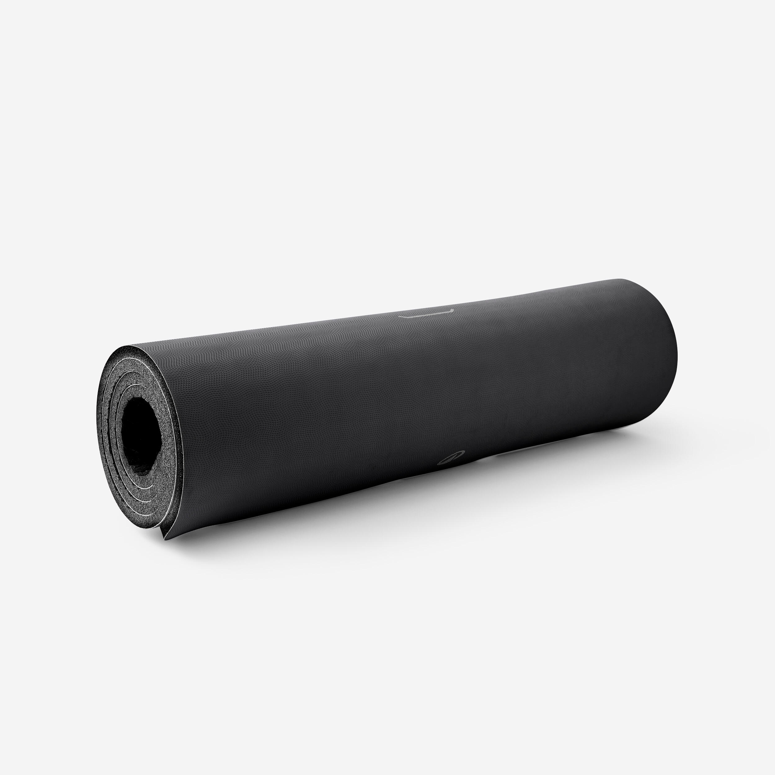 Gymnastikmatte strapazierfähig Dicke 10 mm - dunkelgrau