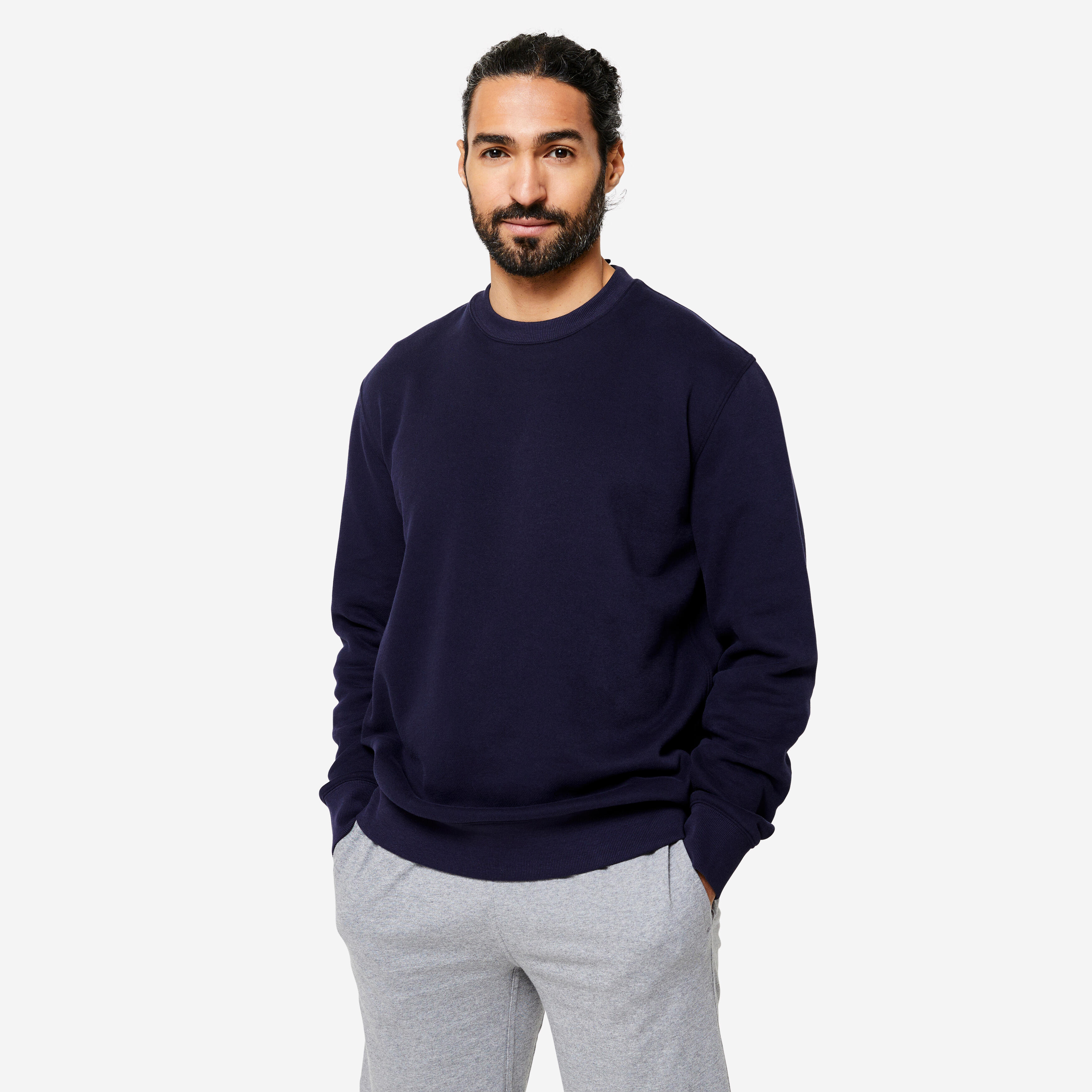 Sweatshirt Herren warm - dunkelblau