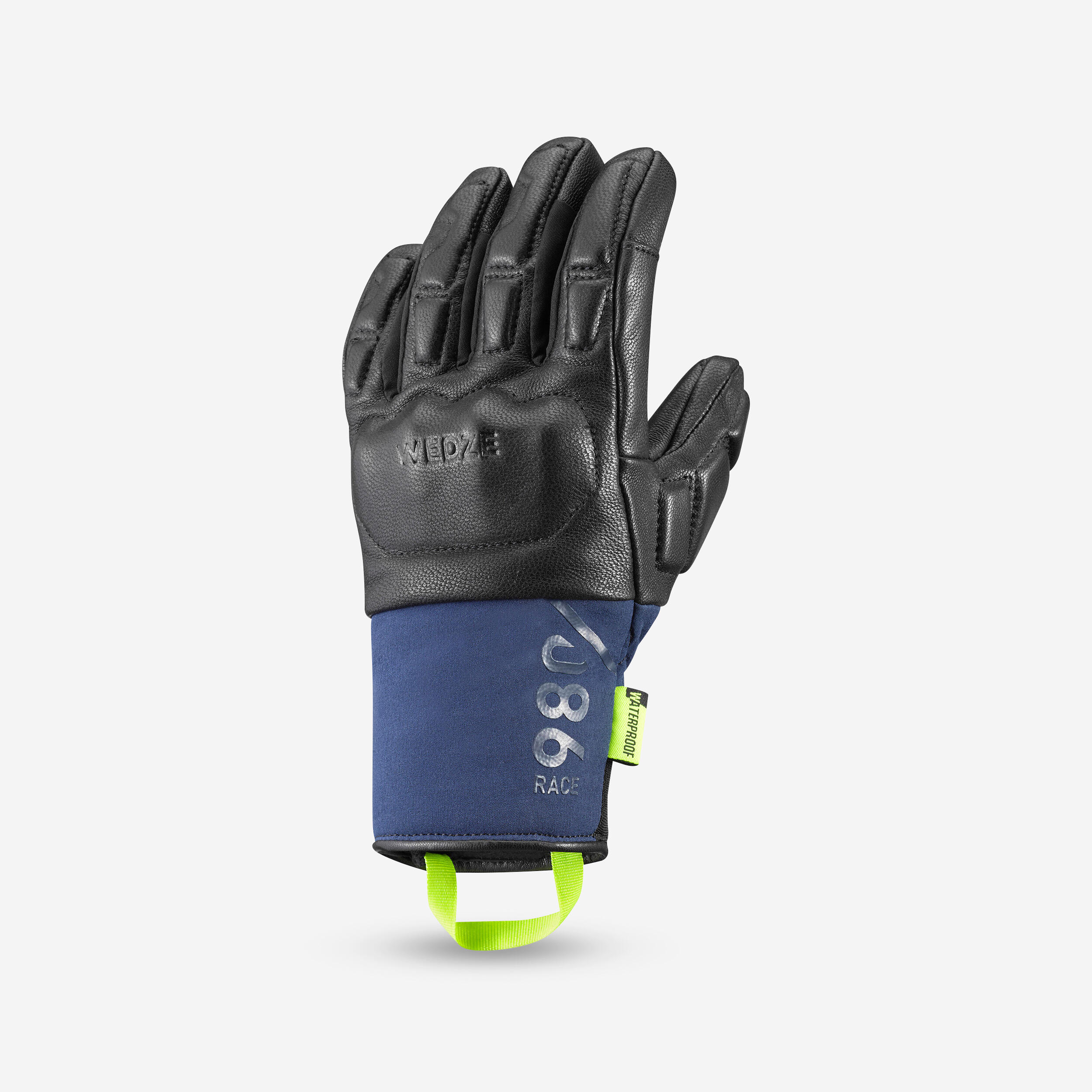 Skihandschuhe Kinder verstärkte Daumen Race - 980 schwarz/blau