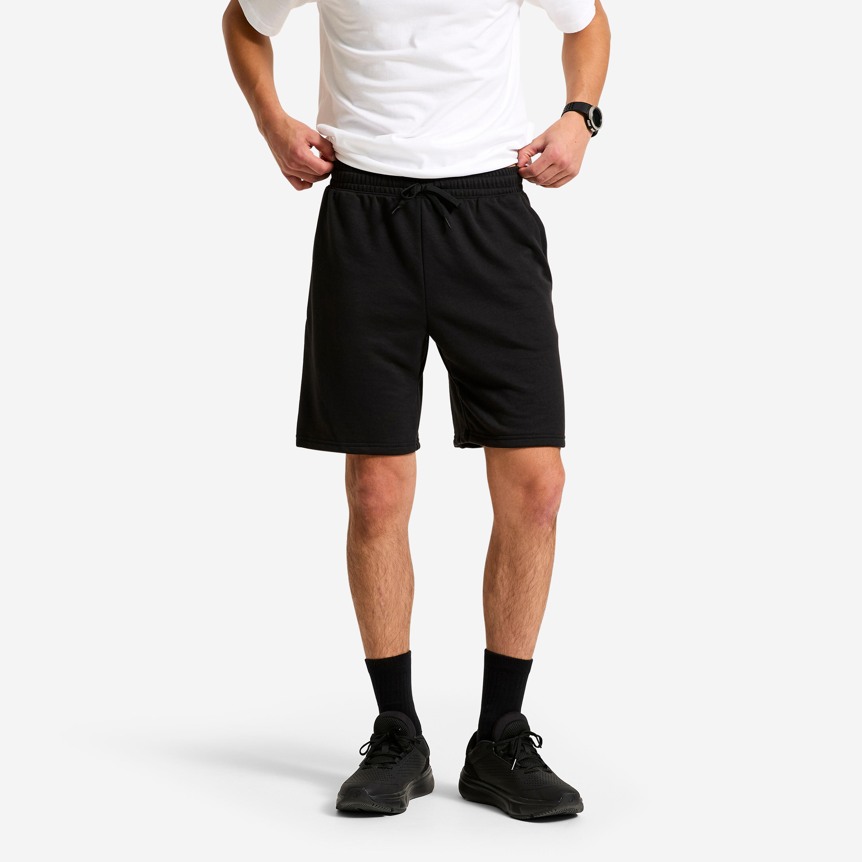 Shorts Herren mit Taschen - Essentials schwarz