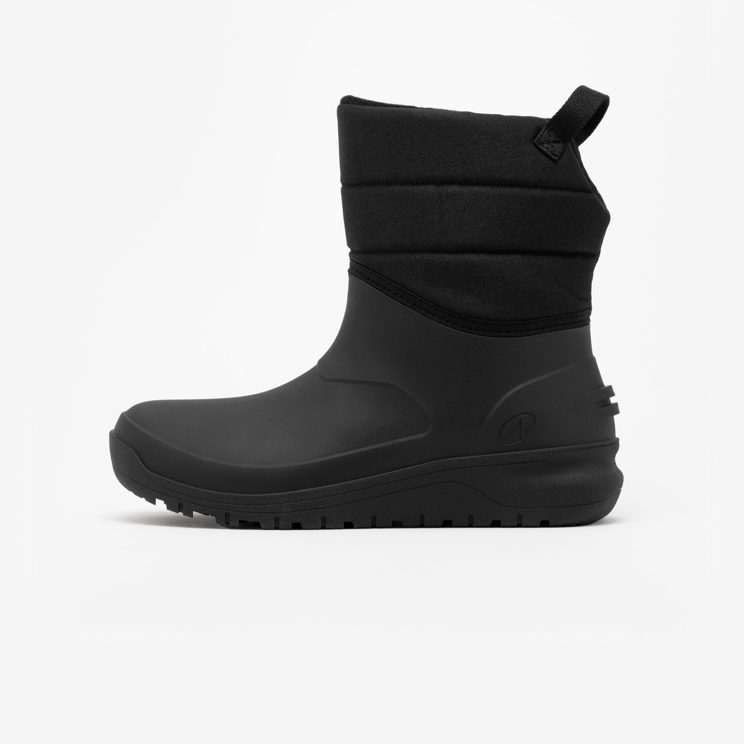 Winterstiefel Damen halbhoch wasserdicht warm Winterwandern - NH100 schwarz
