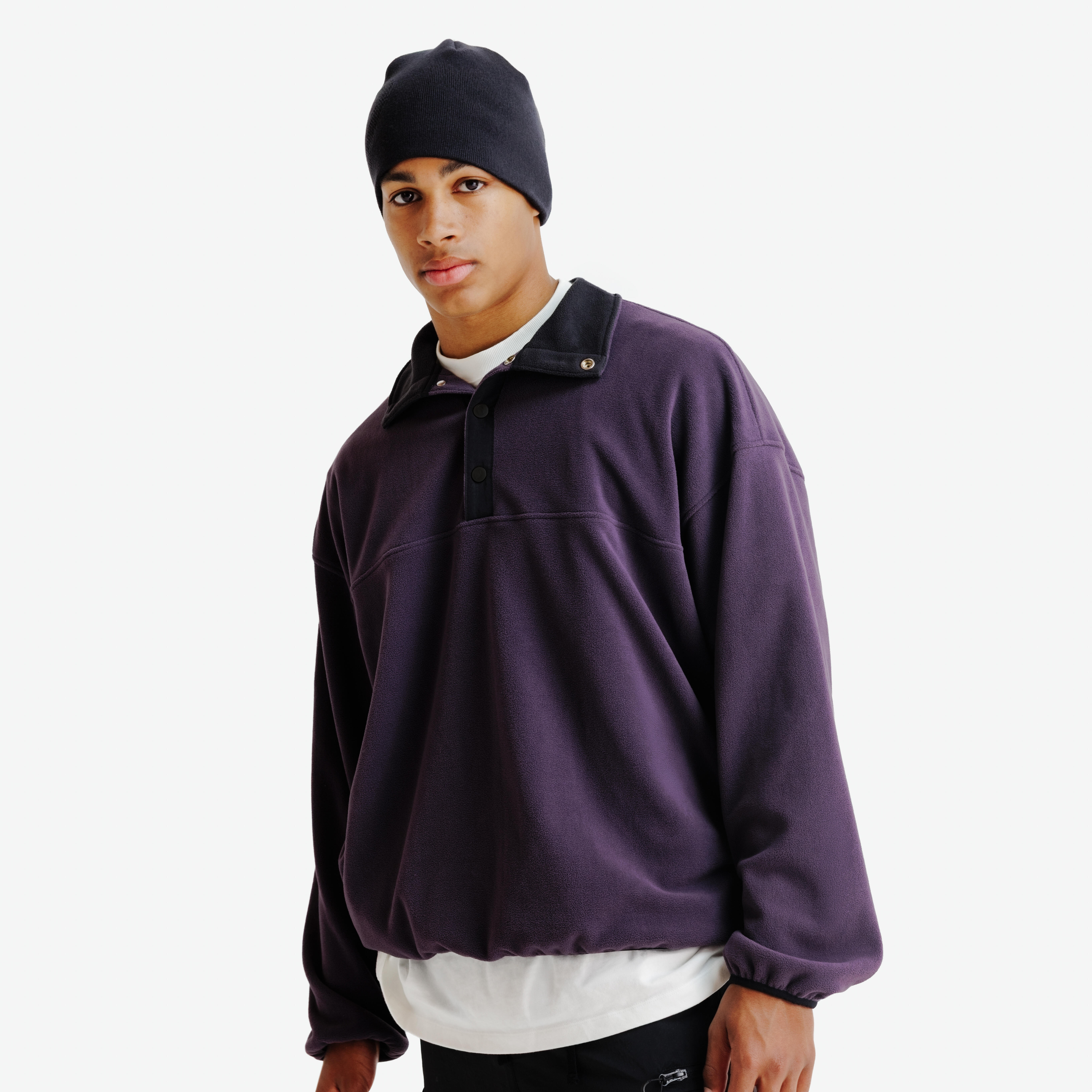 Fleecepullover Herren - Lifetech violett