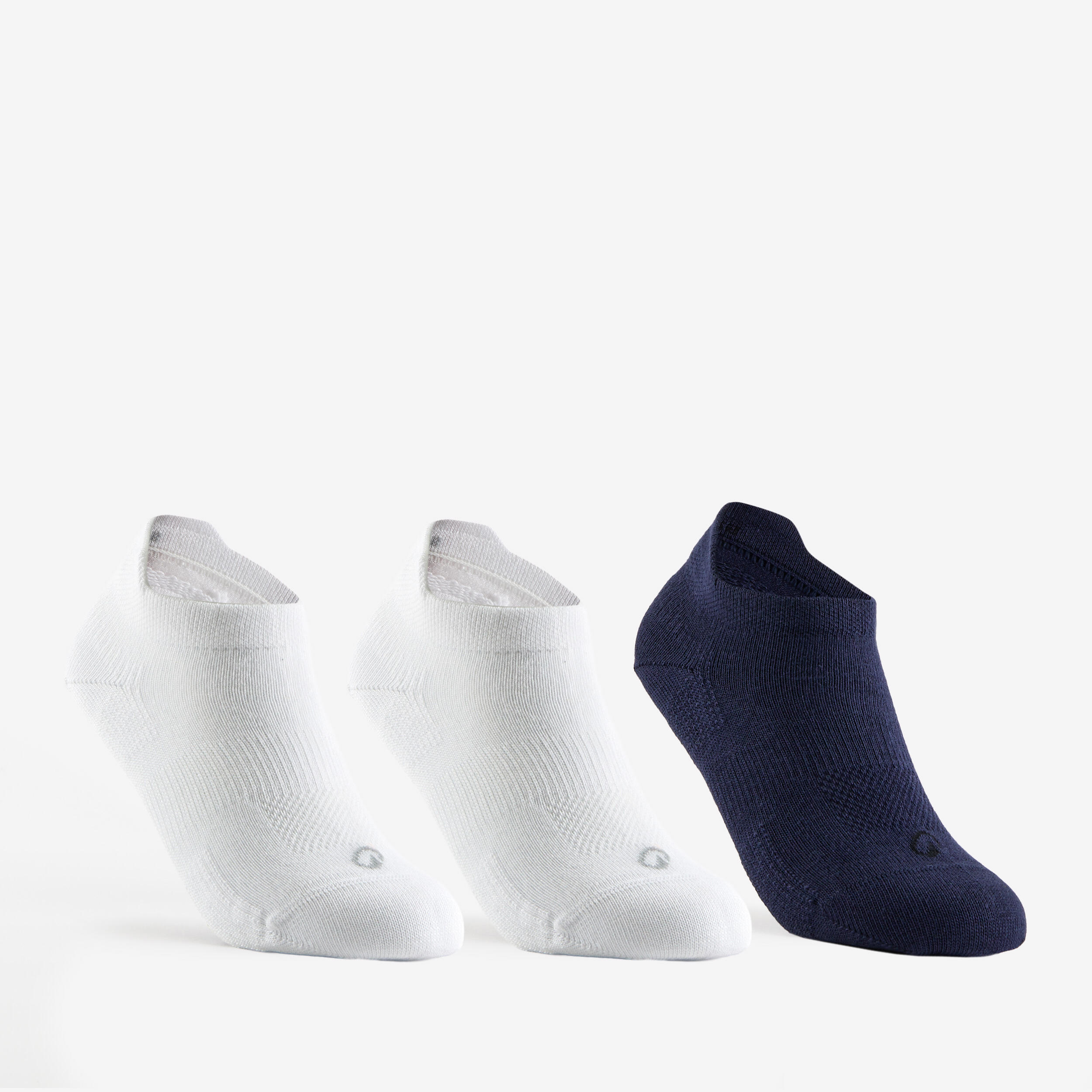 Kinder Tennissocken Low 3er Pack - RS160 weiß/marineblau
