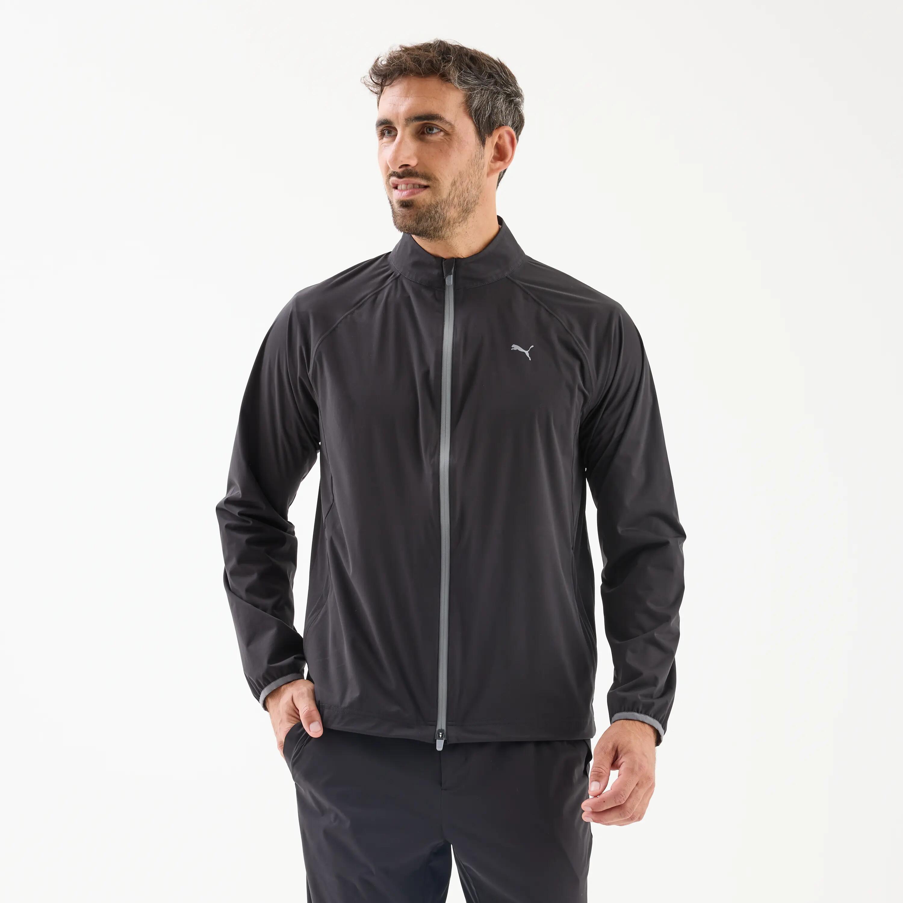 Herren Golf Regenjacke wasserabweisend - Raincell schwarz