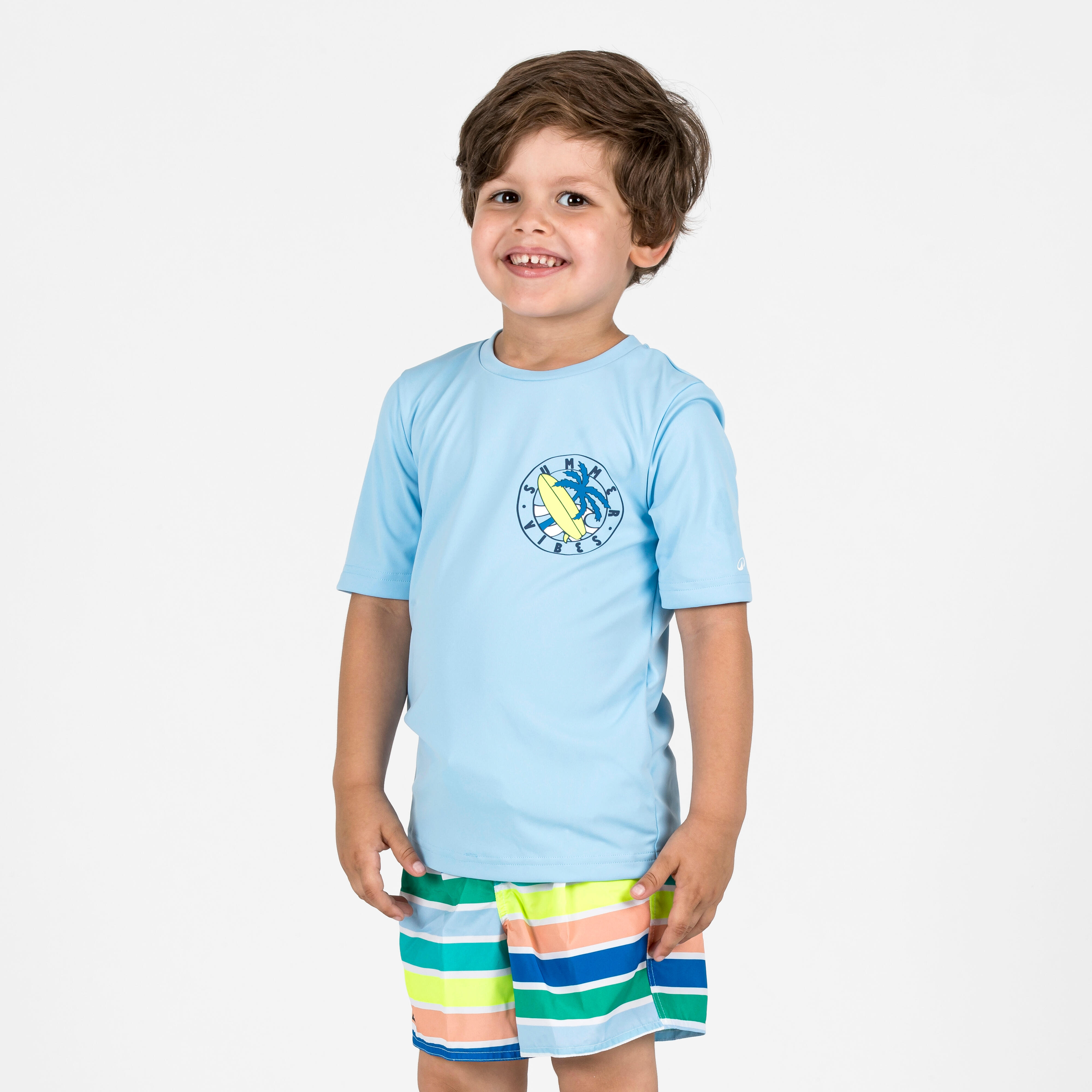 Boardshorts Kinder 100 Stripy gestreift