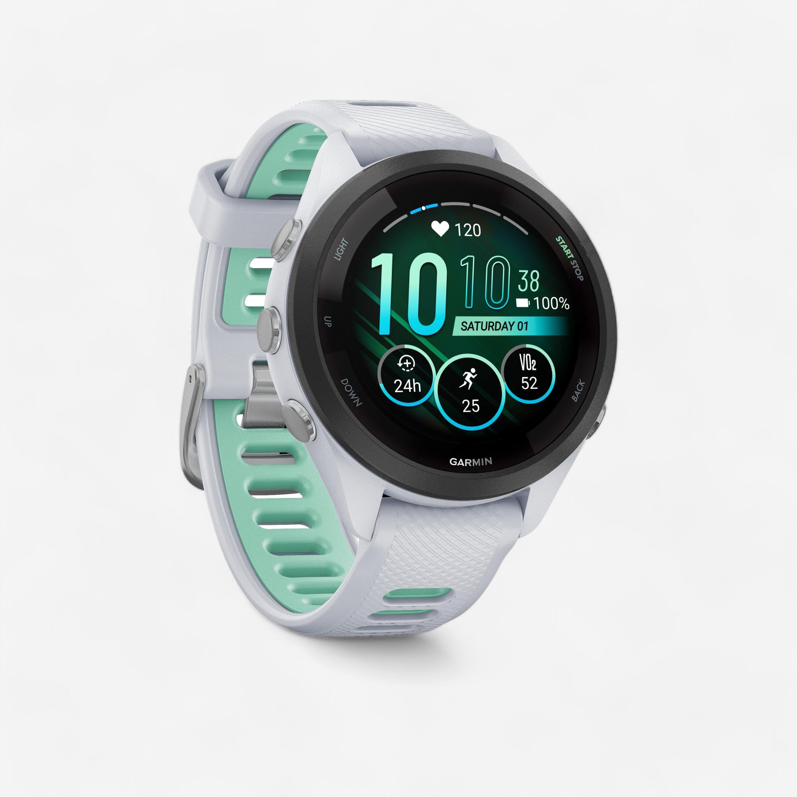 Garmin Smartwatch GPS-Uhr Multisport Cardio - Forerunner 265 S Music weiß