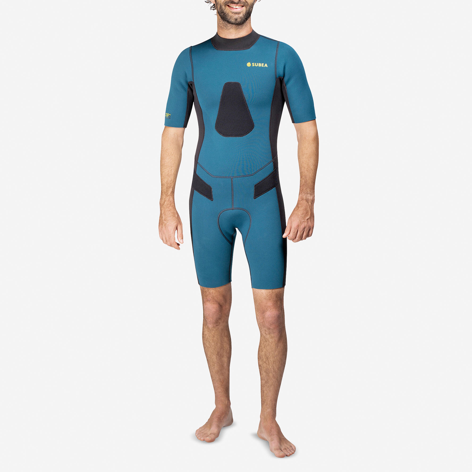 Neoprenshorty Tauchen Herren 2,5 mm - SPF500 blau