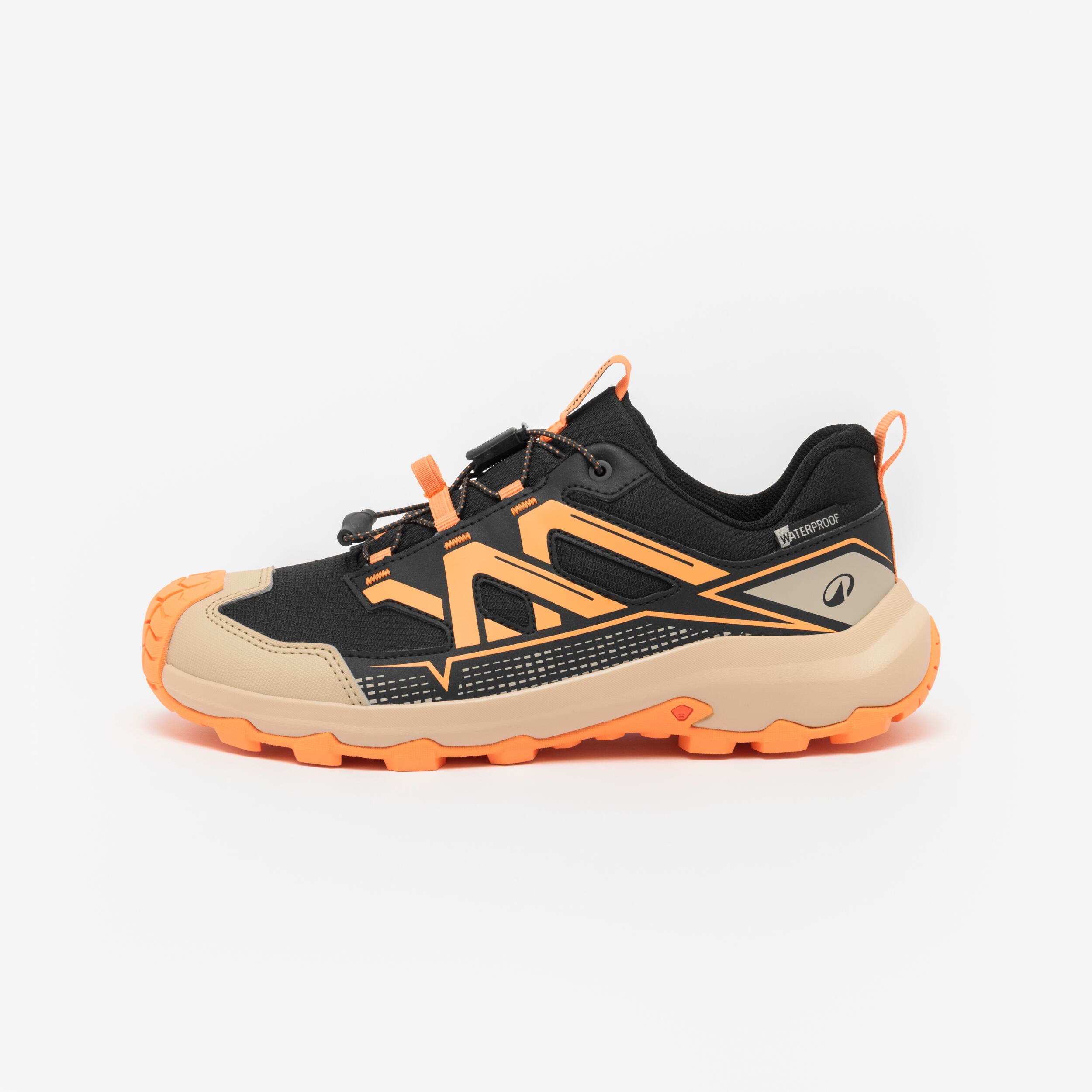 Wanderschuhe Kinder Gr. 35–38 wasserdicht Schnürung - Crossrock