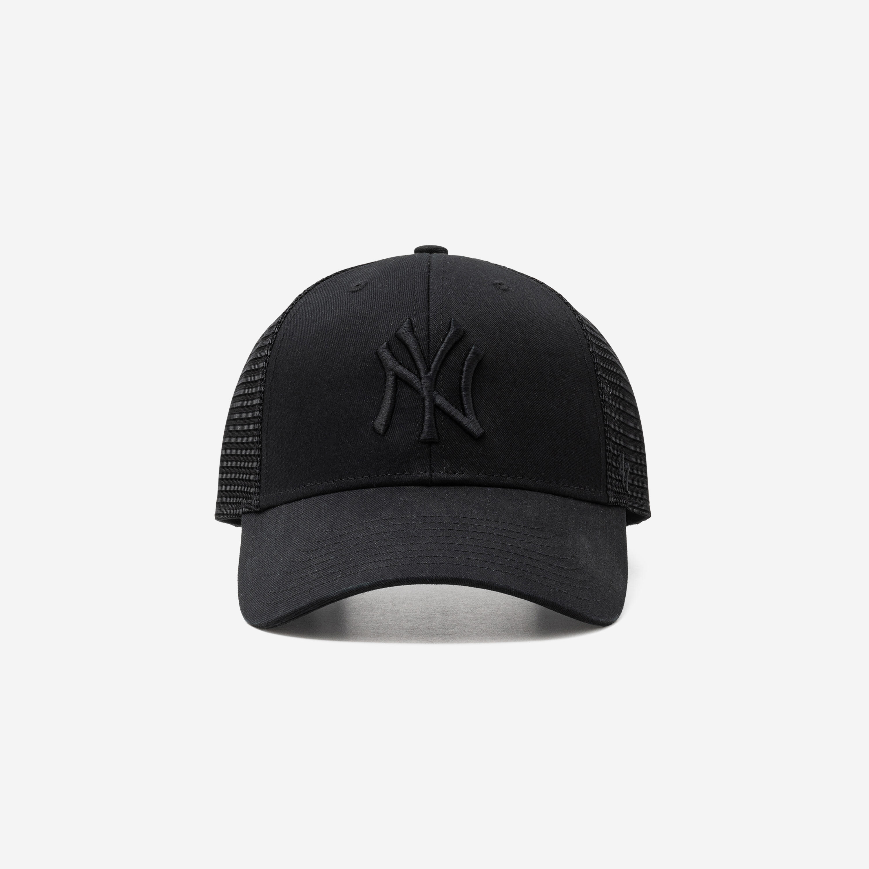 Damen/Herren Baseball Cap mit Druckknopf - New York Yankees schwarz