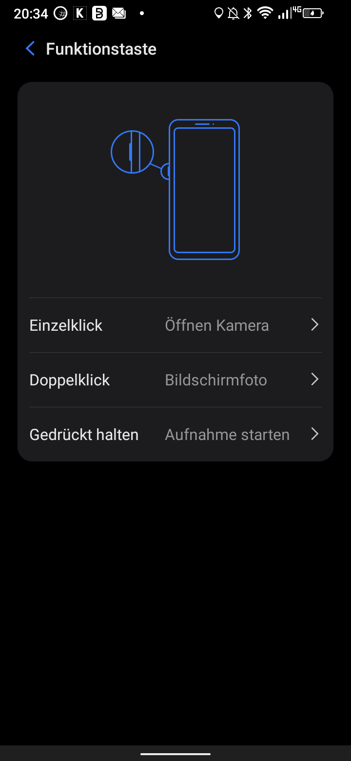 Multifunktionstaste