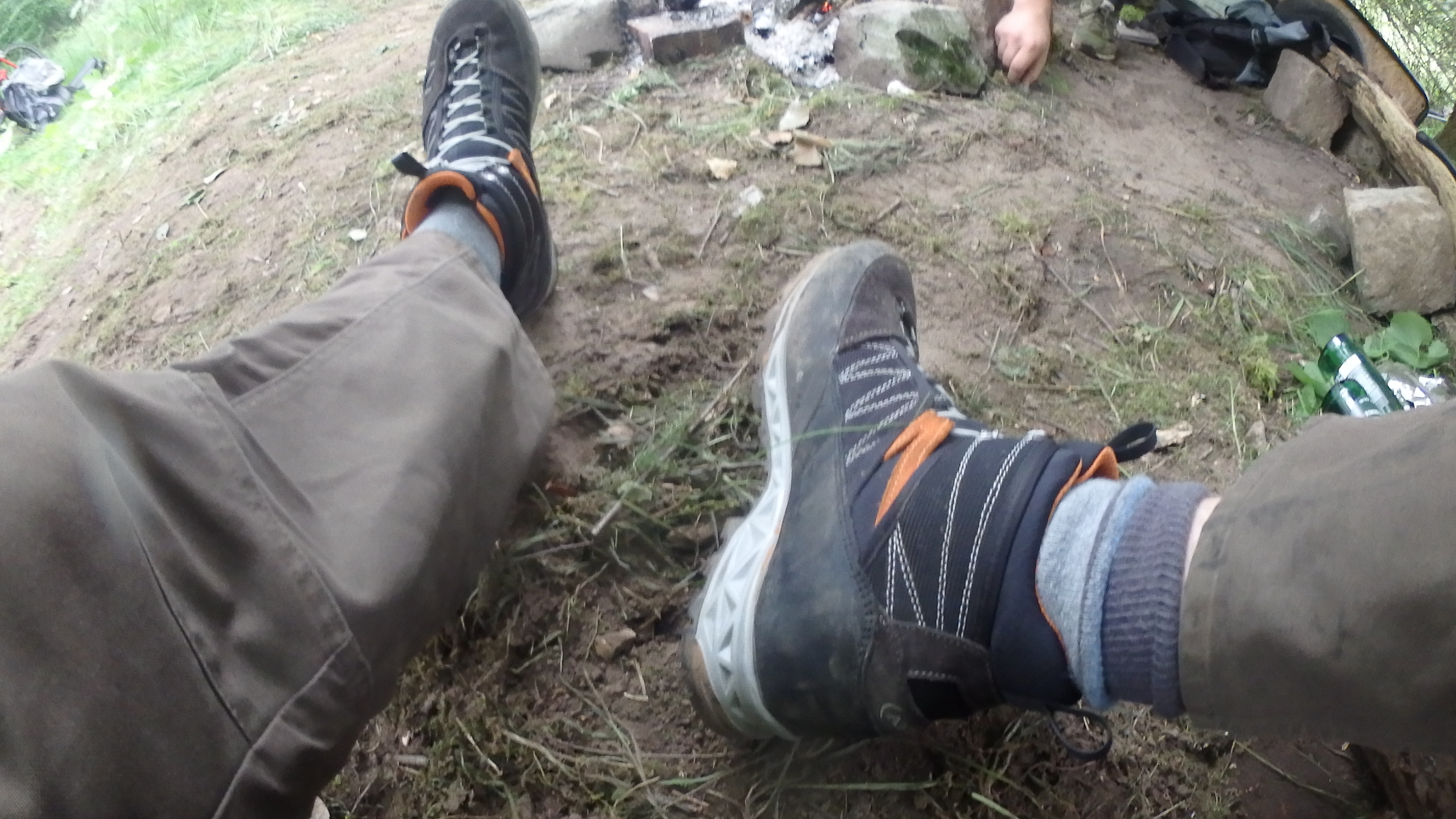 im Bushcraft Lager