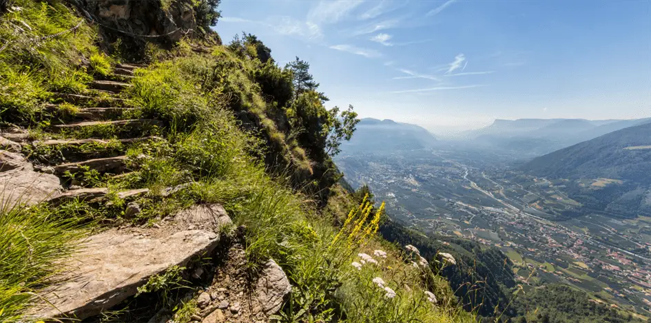Algund Südtirol Vellauer Felsenweg