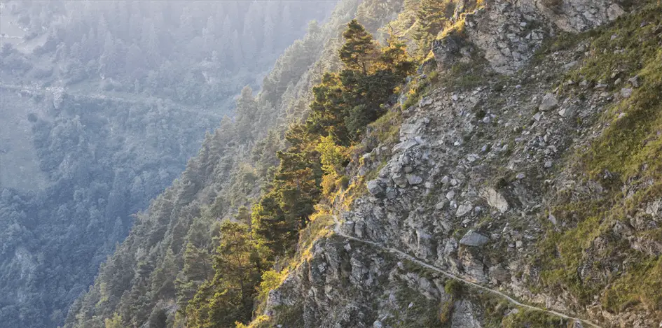 Algund Südtirol Vellauer Felsenweg