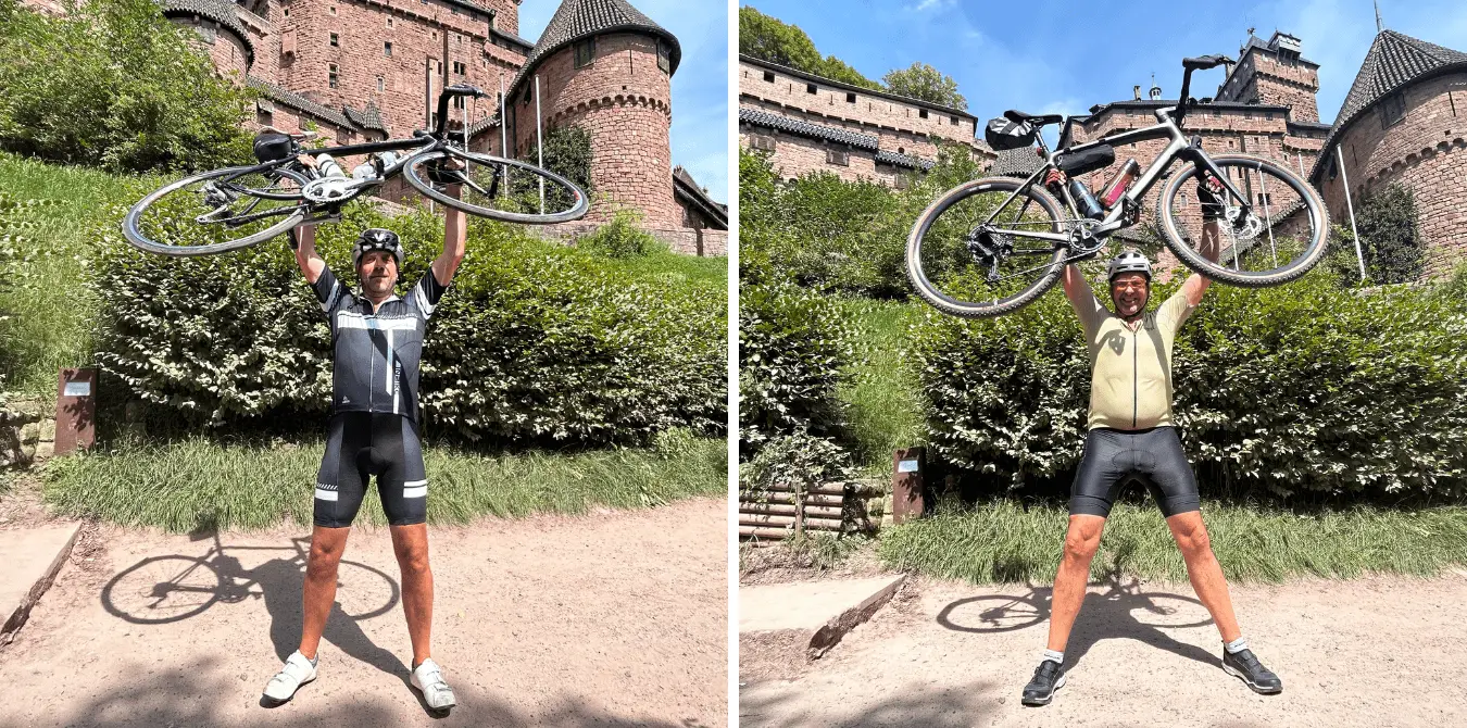 Gravelbike- und Rennradtouren im Elsass