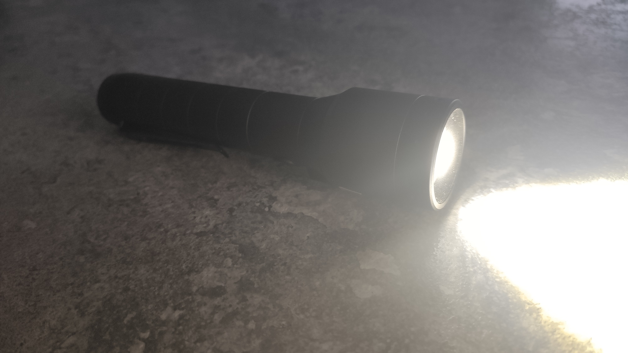 Taschenlampe im Einsatz
