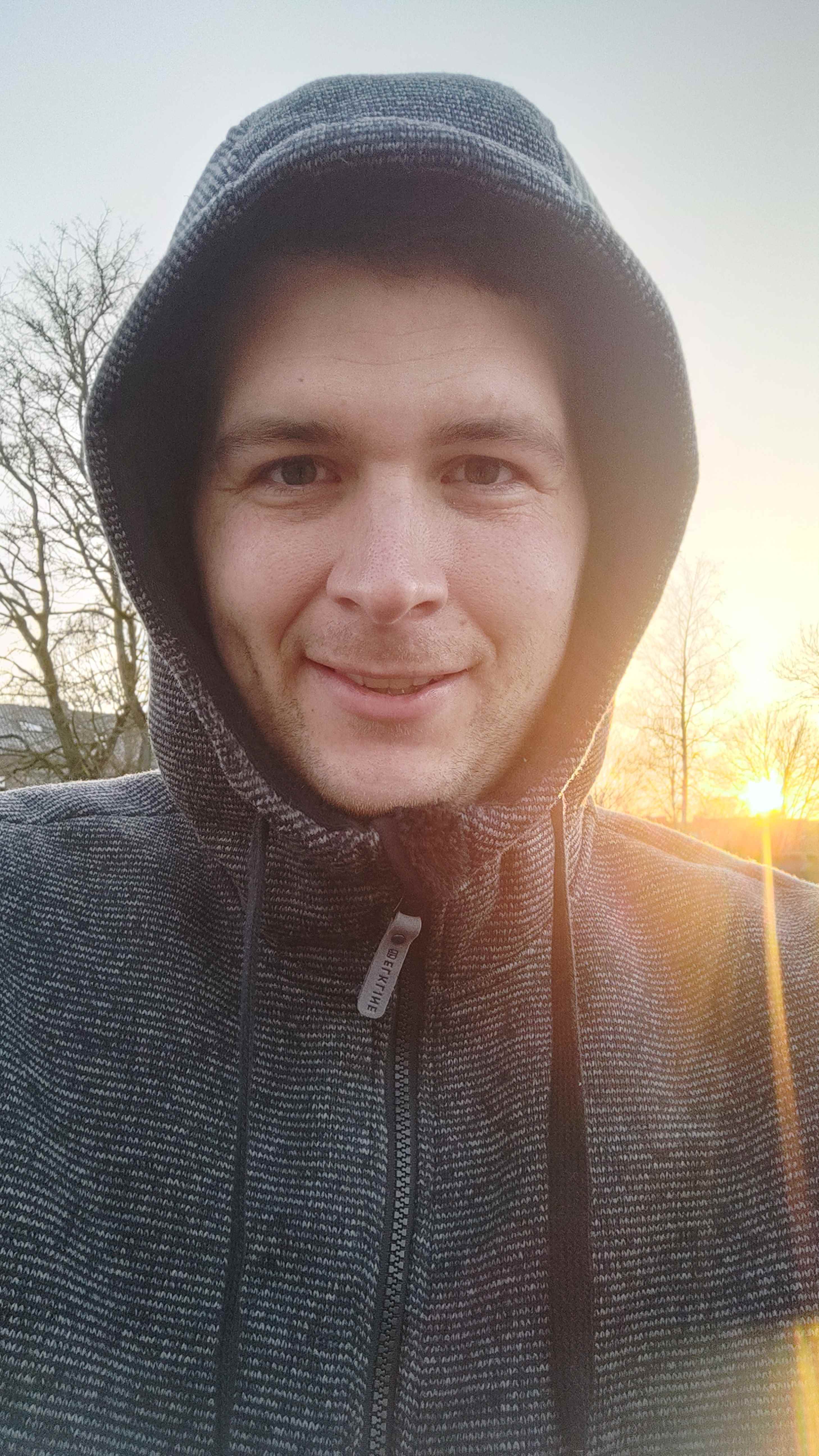 Die Fleecejacke im Einsatz