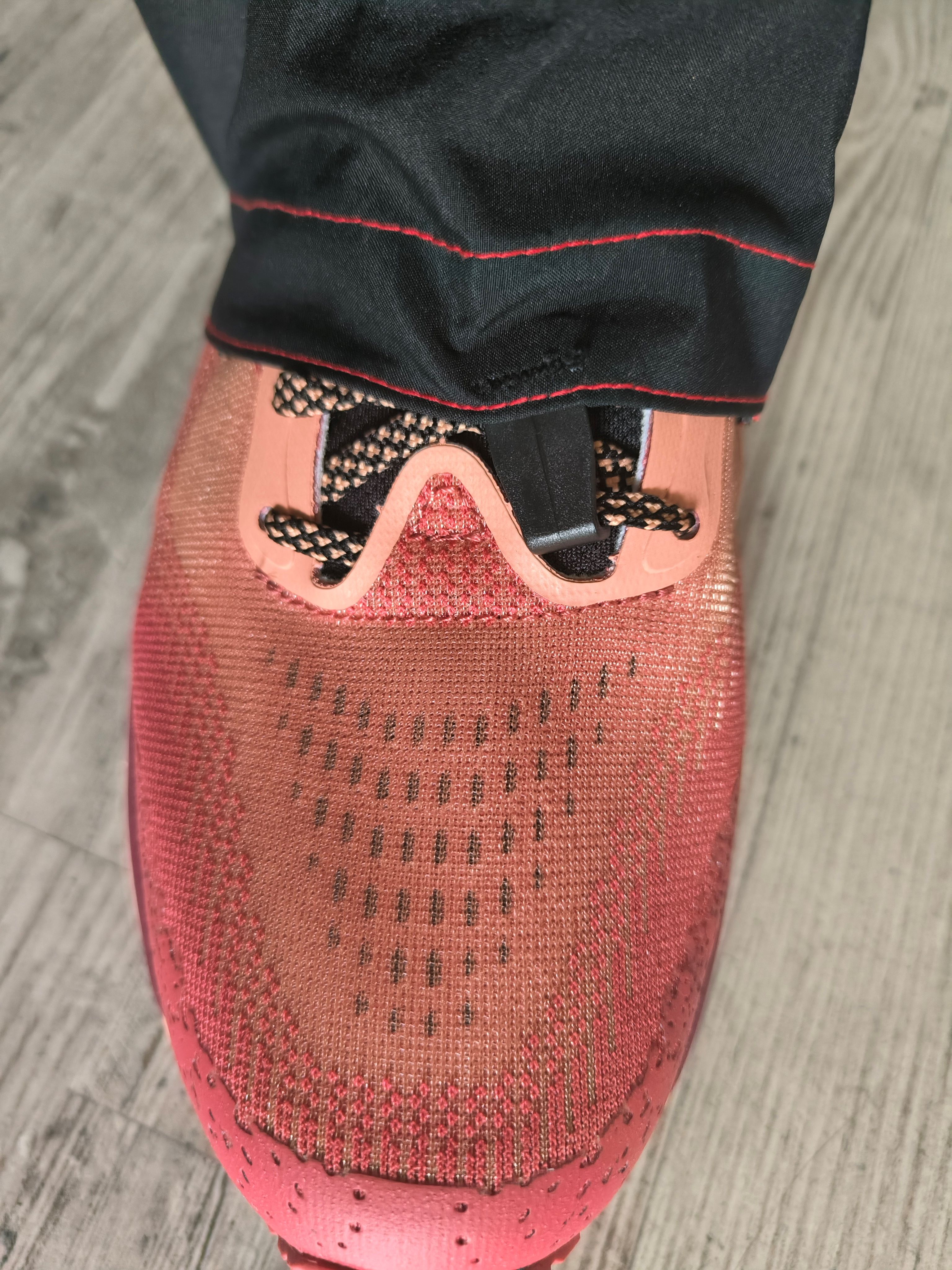 Fixierung am Schuh