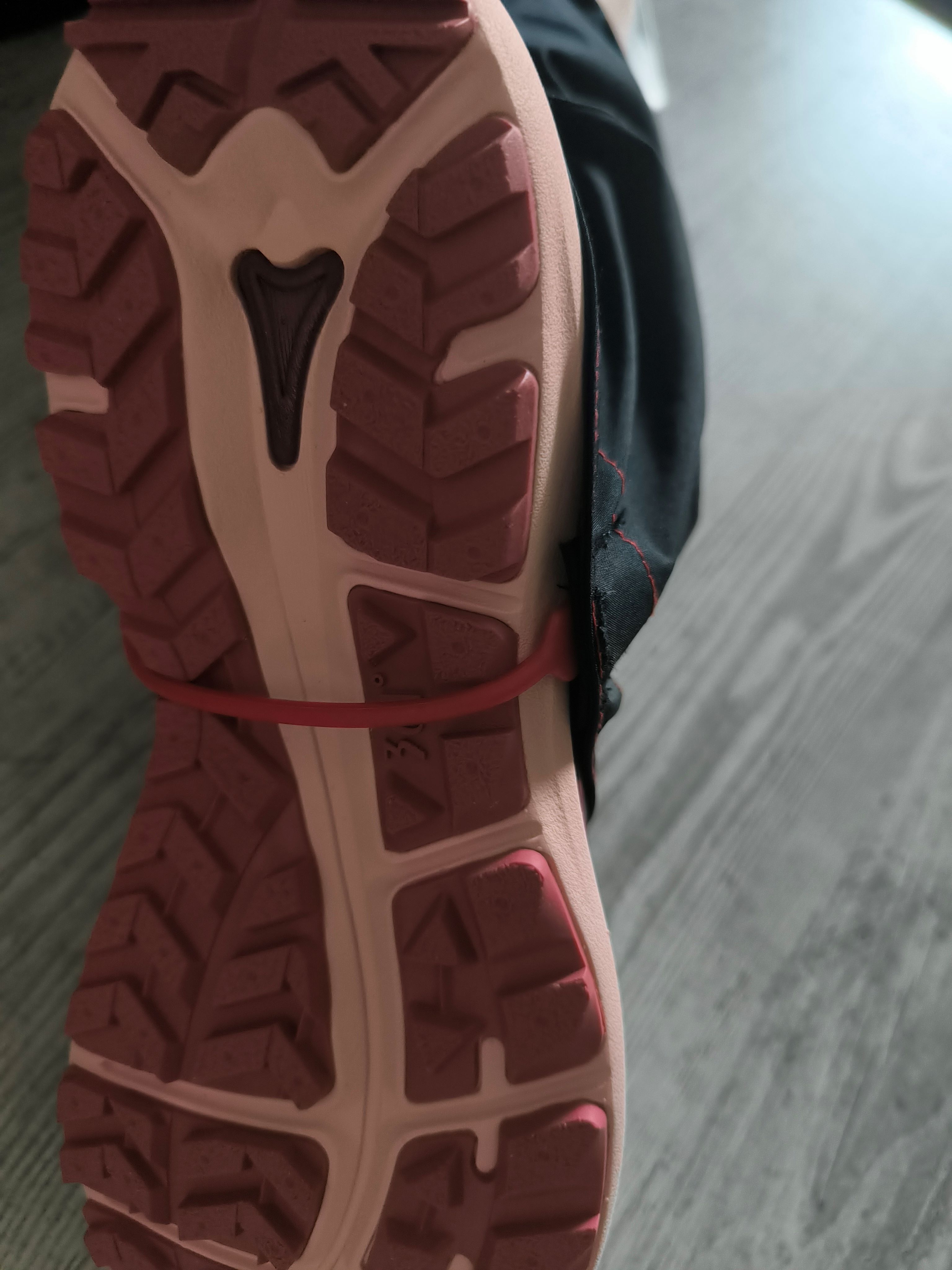 Fixierung am Schuh