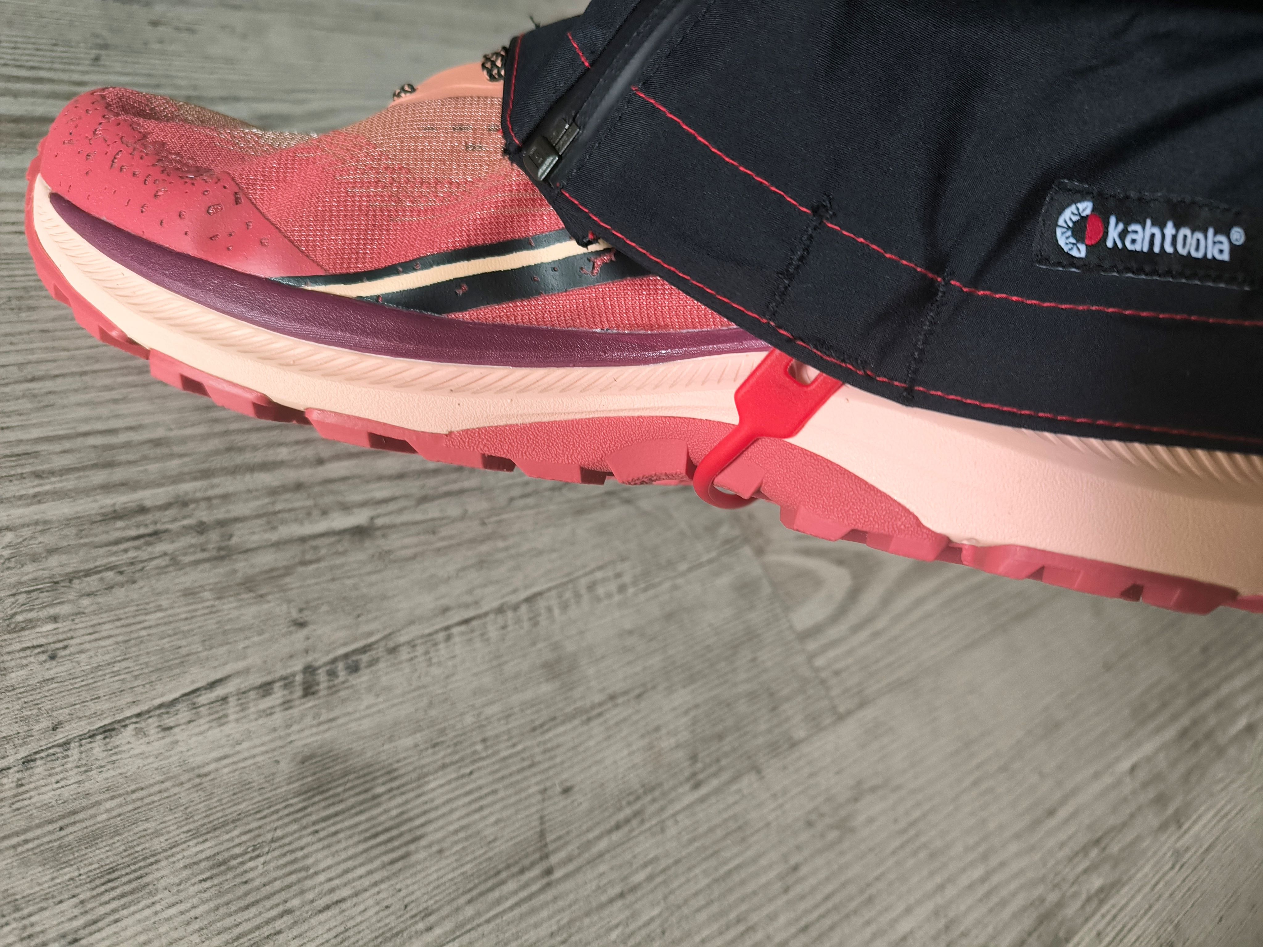 Fixierung am Schuh