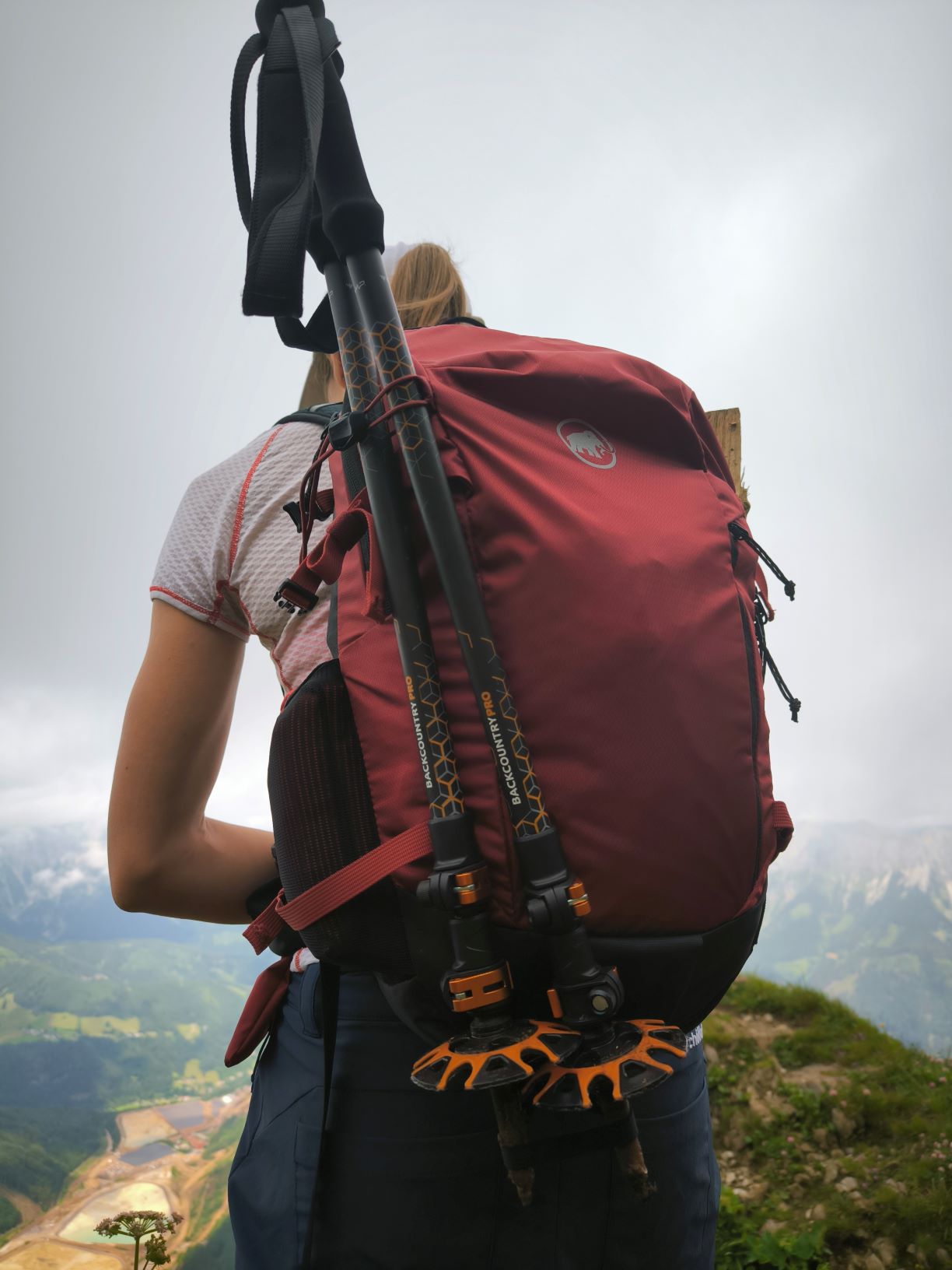 Wanderstockhalterung