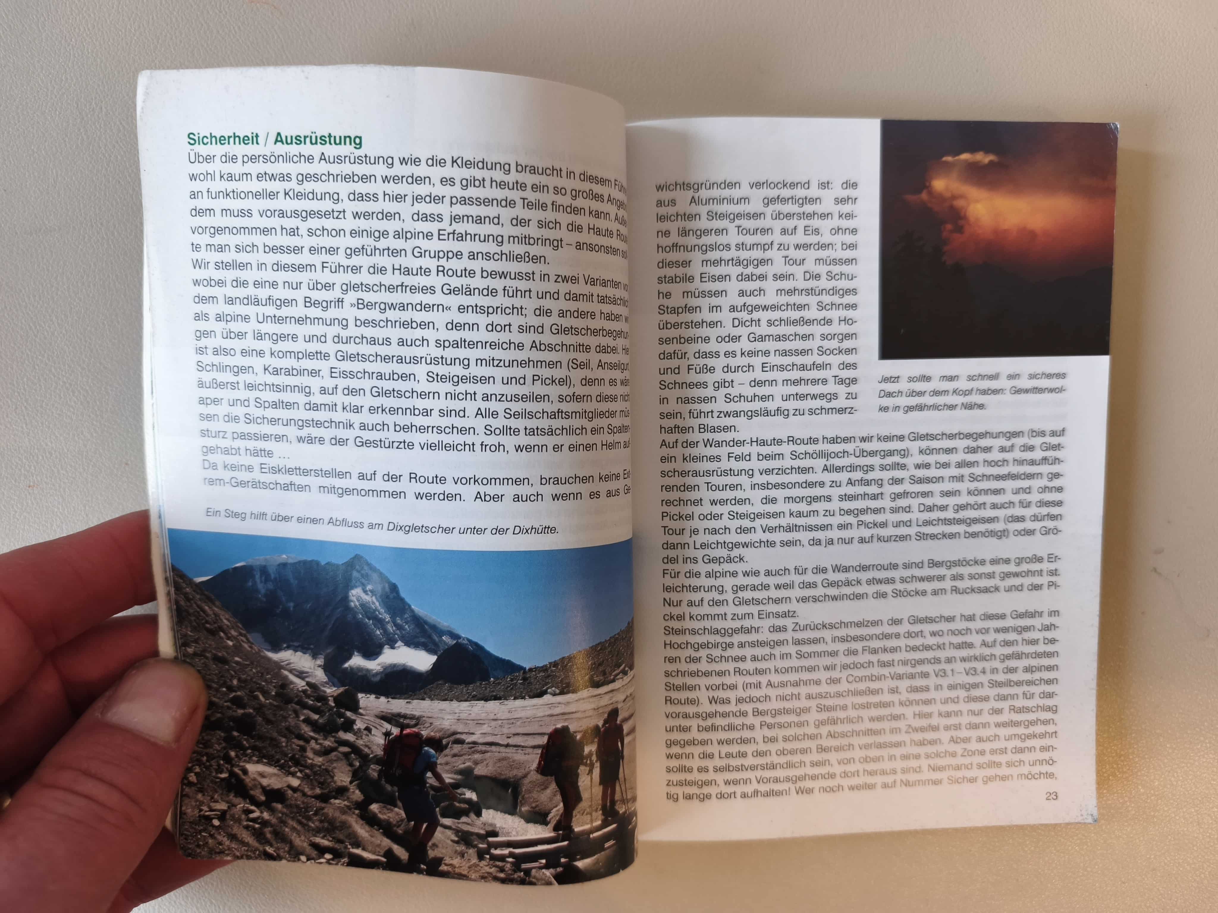 Der OUTSIDEstories-Test: ROTHER BERGVERLAG Haute Route: Von Chamonix nach Zermatt – Wanderführer