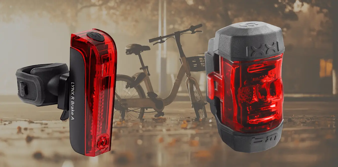 Sicher Radfahren im Herbst Rücklichter