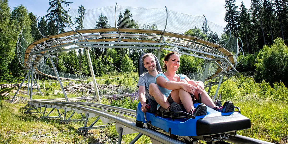 1_ Fichtelgebirge _Alpine Coaster am Panoramaweg Bischofsgrün © Florian Trykowski