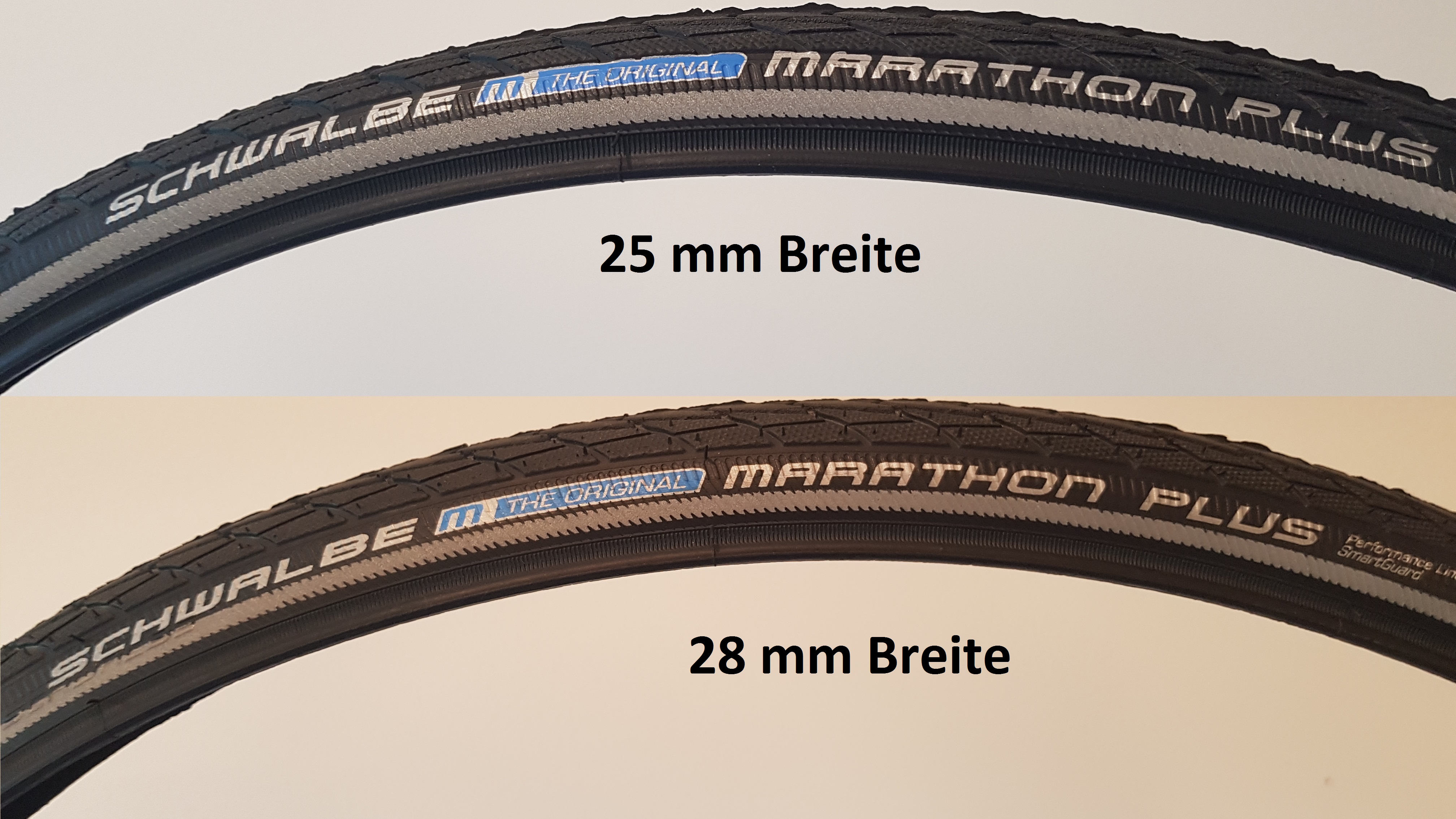 Seitenansicht 25er und 28er