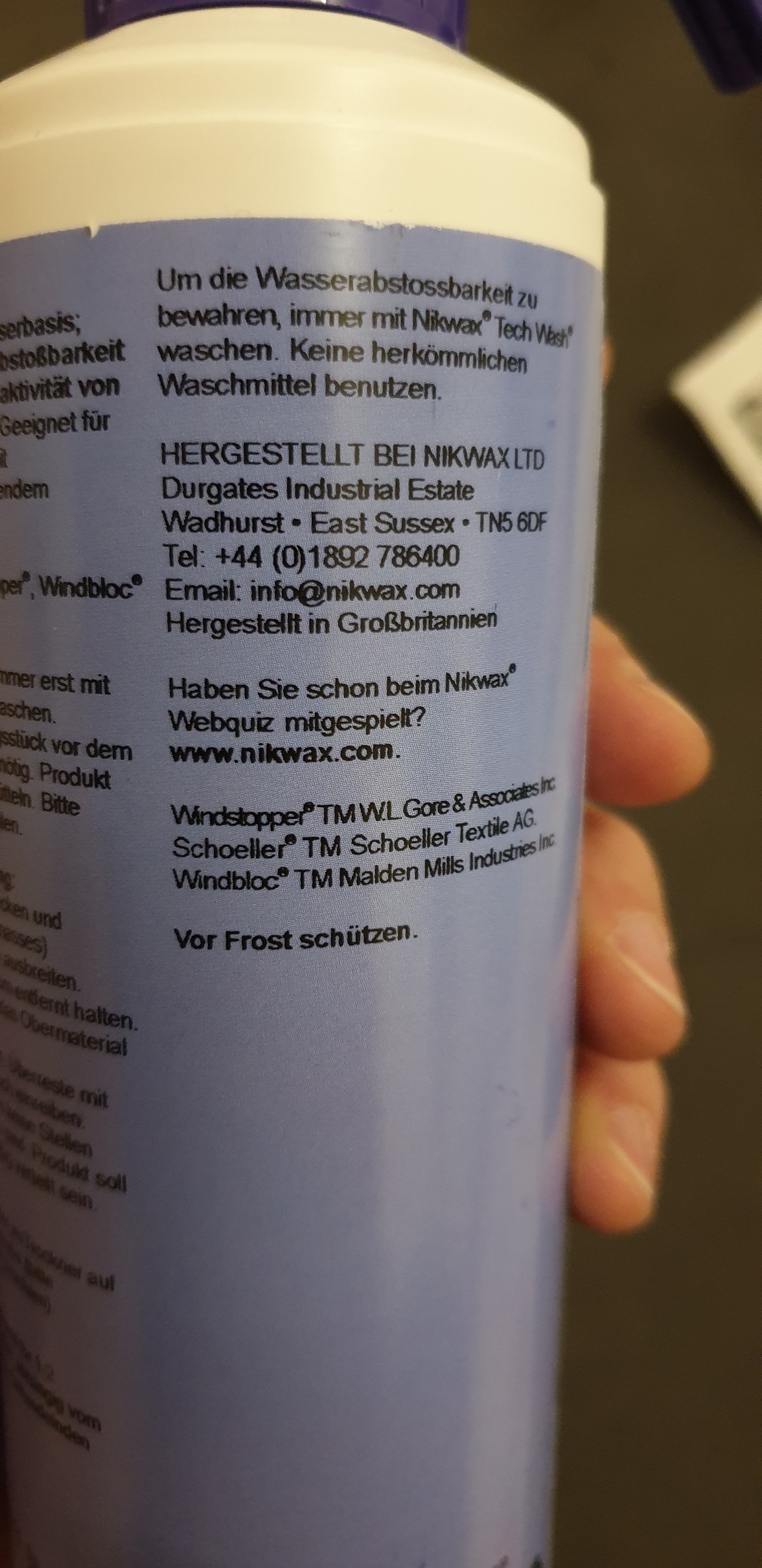 NIKWAX SOFTSHELL PROOF – IMPRÄGNIERSPRAY