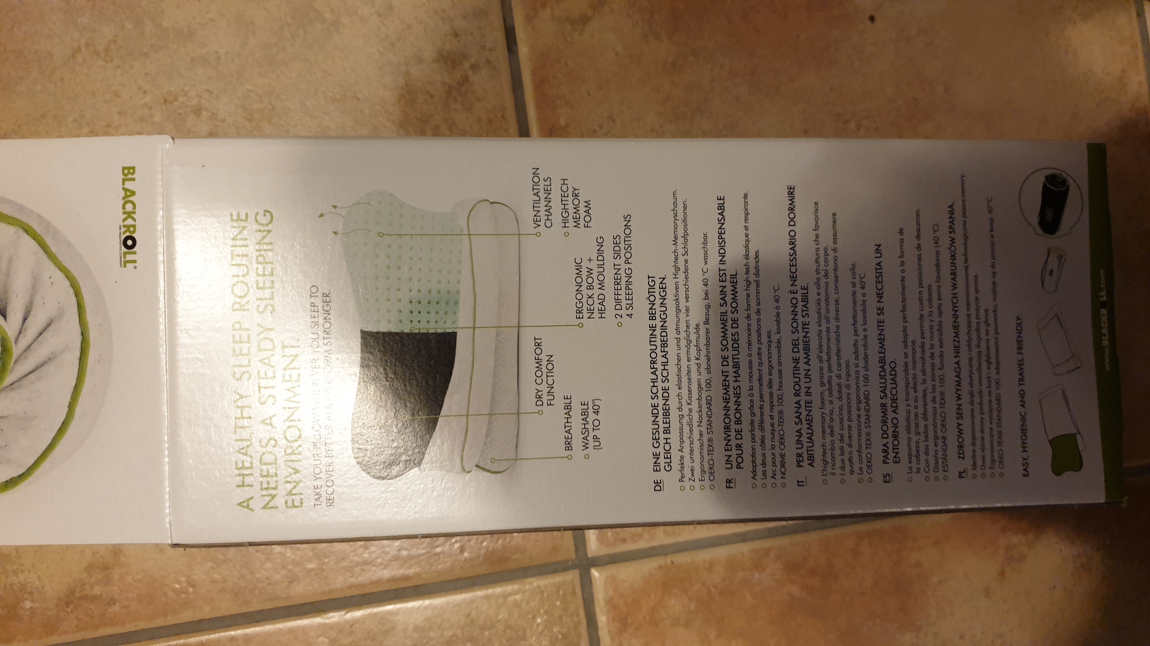 Black Roll  Recovery Pillow