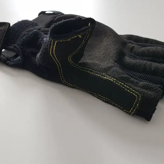 Ansicht gelber Garn