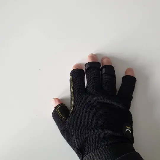 Ansicht offener Fingerbereich